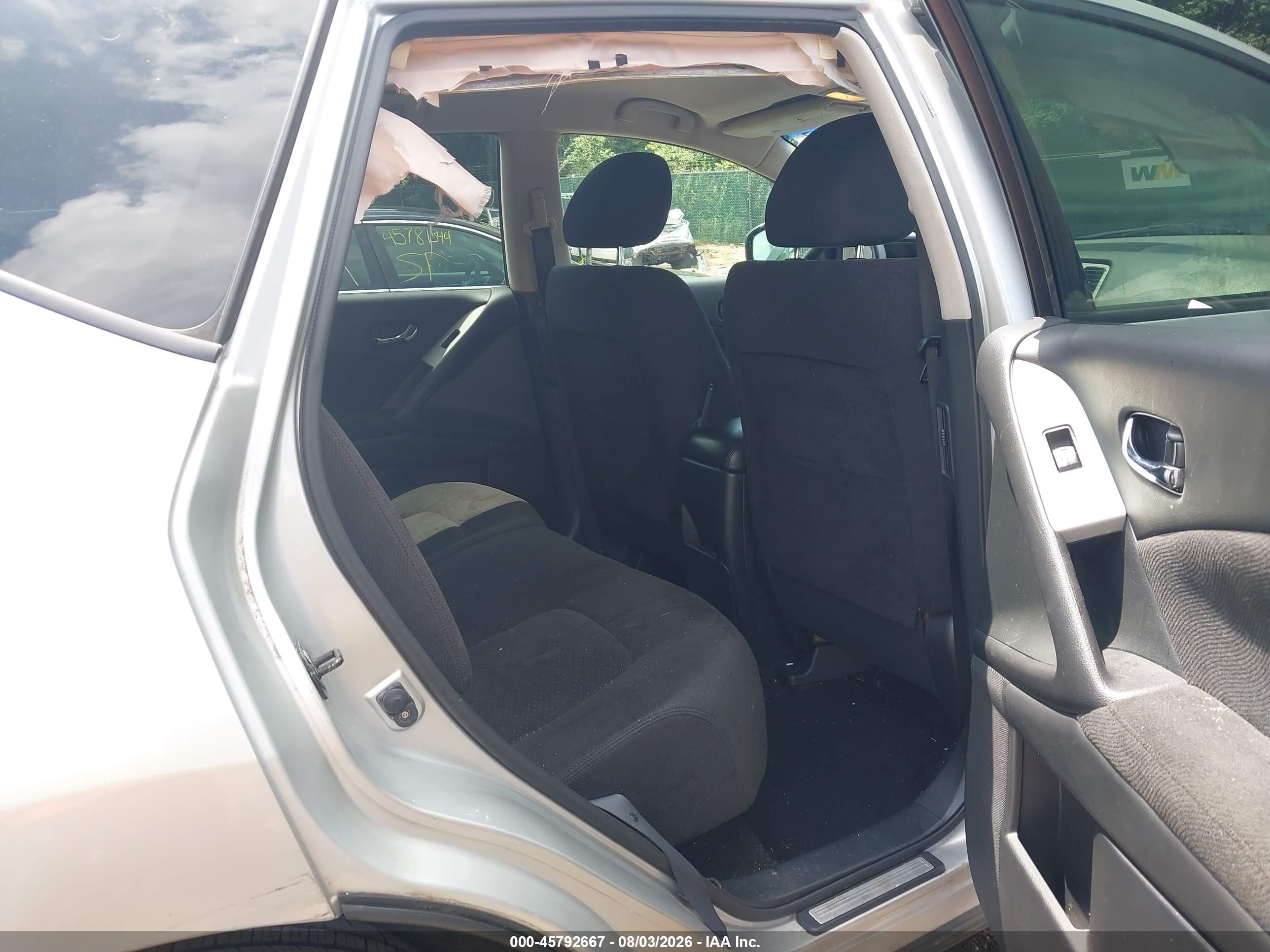 2012 Nissan Murano S Silver vin: JN8AZ1MU5CW108147