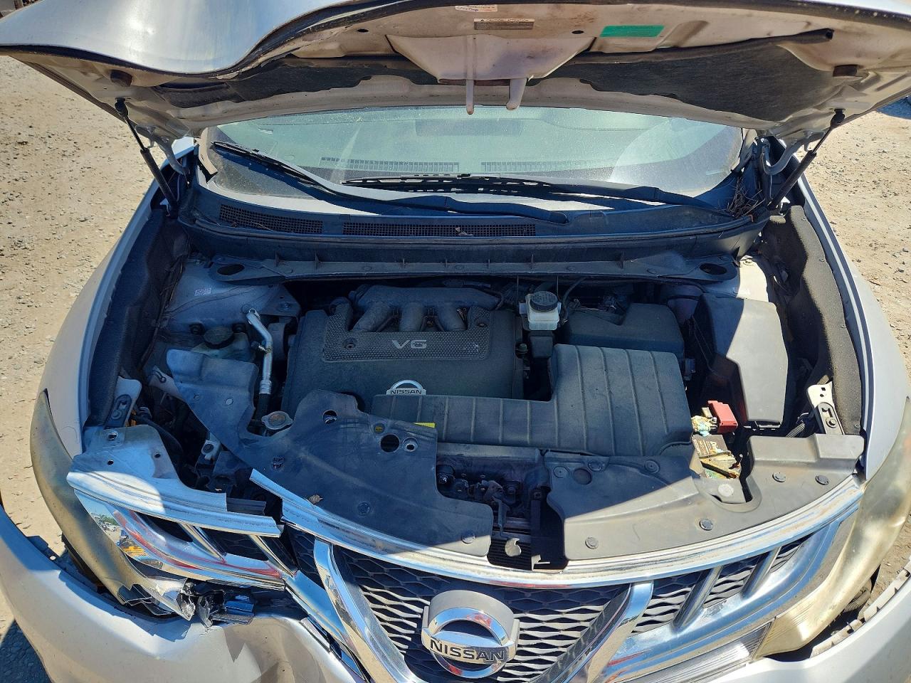 2012 Nissan Murano S Серебряный vin: JN8AZ1MU5CW108245