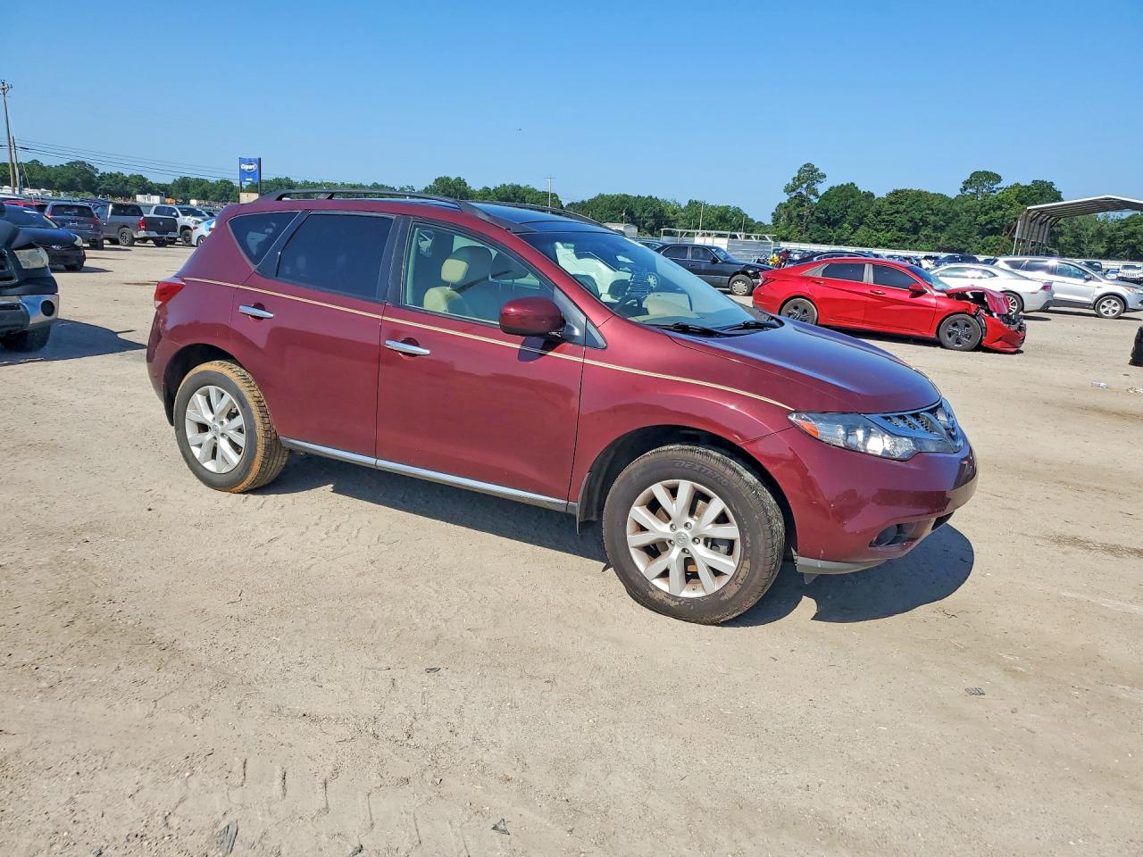 2012 Nissan Morano Maroon vin: JN8AZ1MU5CW112926