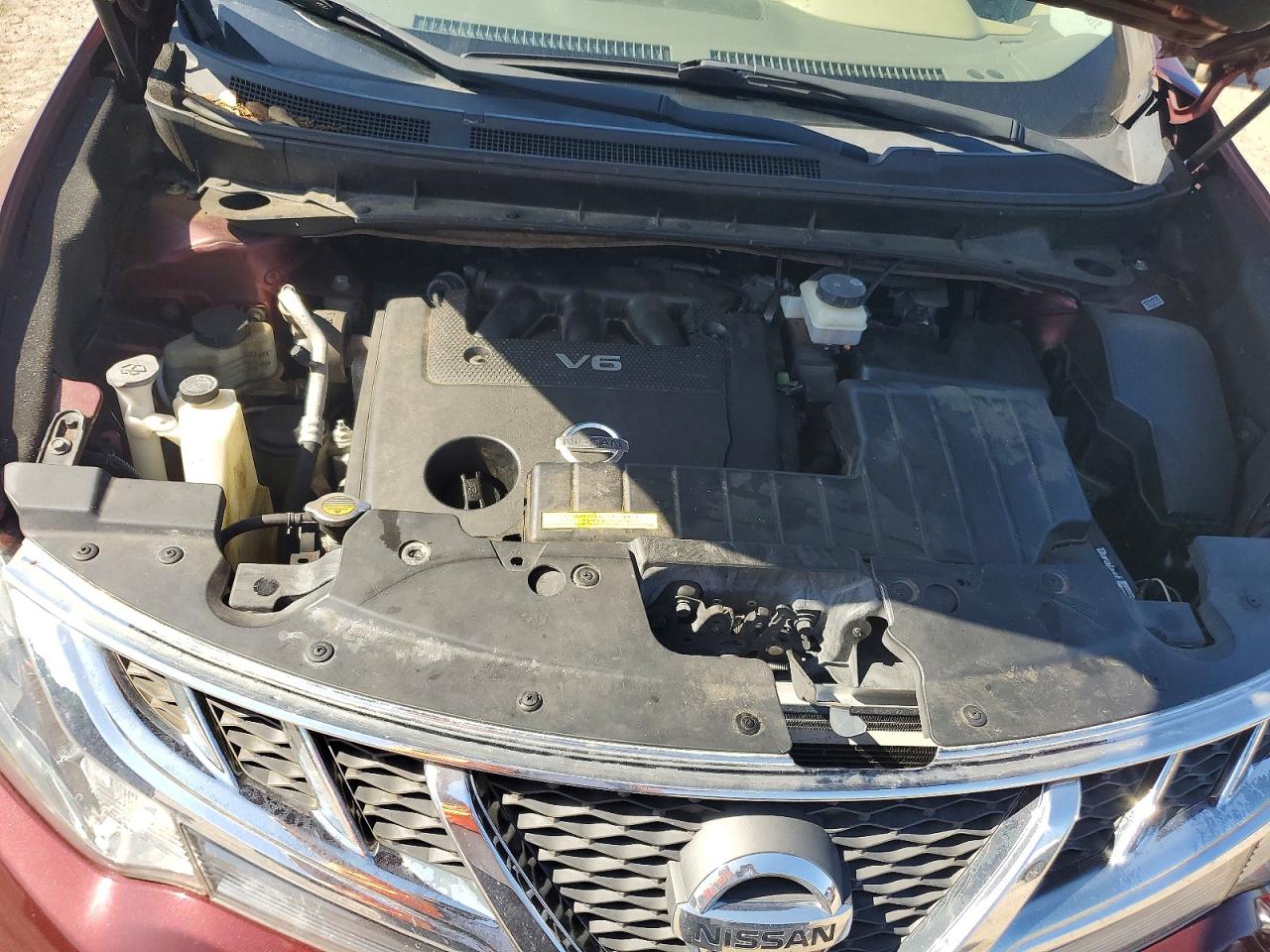 2012 Nissan Morano Maroon vin: JN8AZ1MU5CW112926