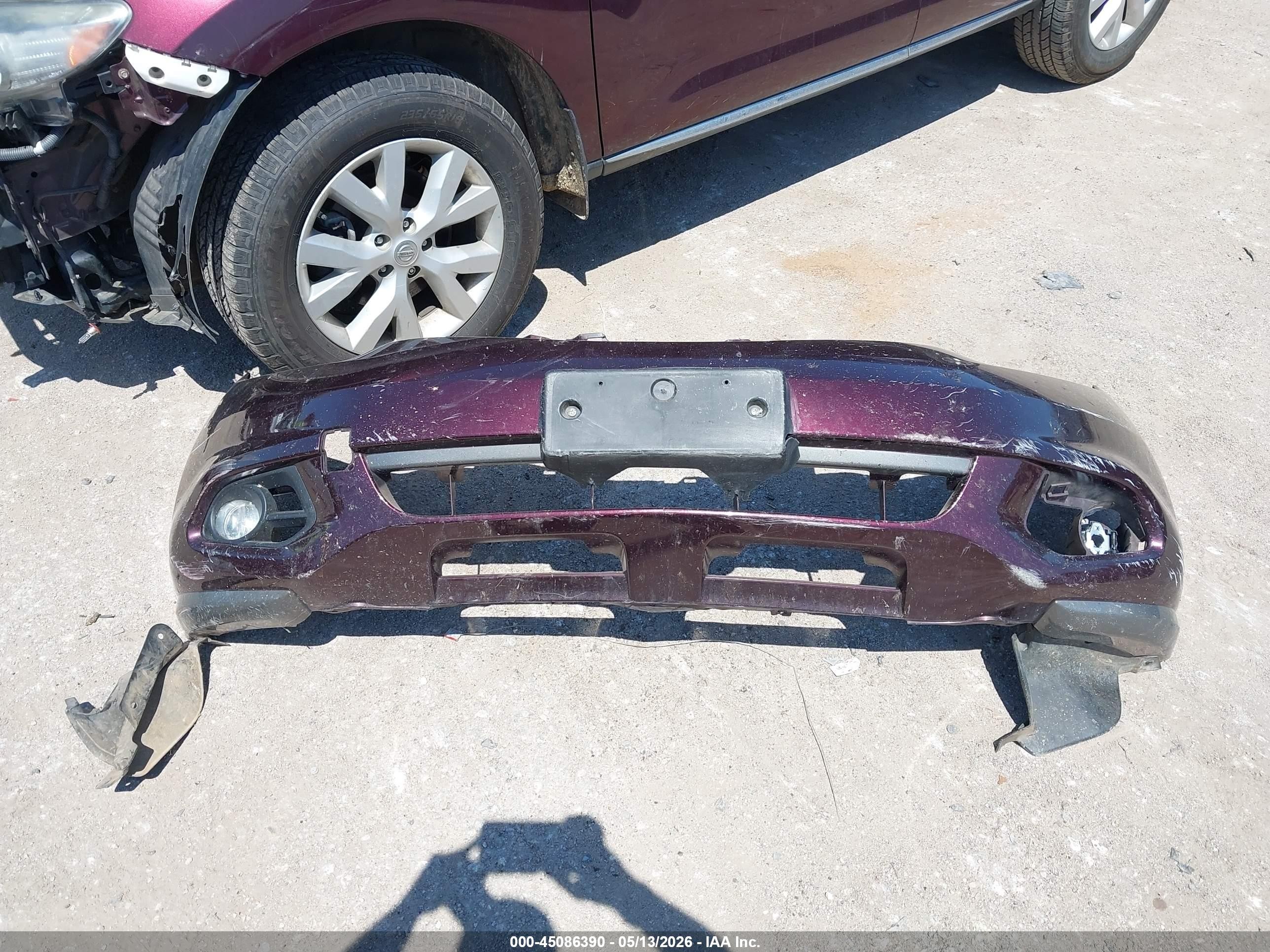 2013 Nissan Murano Sl Maroon vin: JN8AZ1MU5DW201431