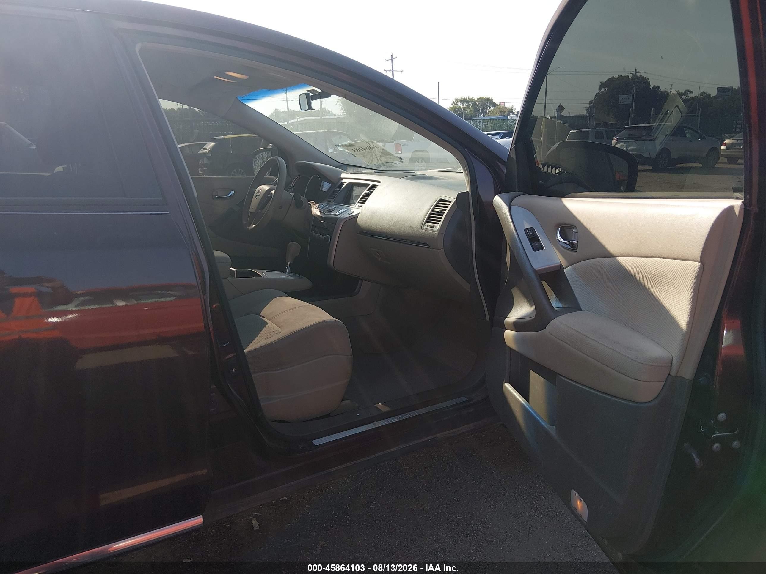 2013 Nissan Murano S Maroon vin: JN8AZ1MU5DW202322