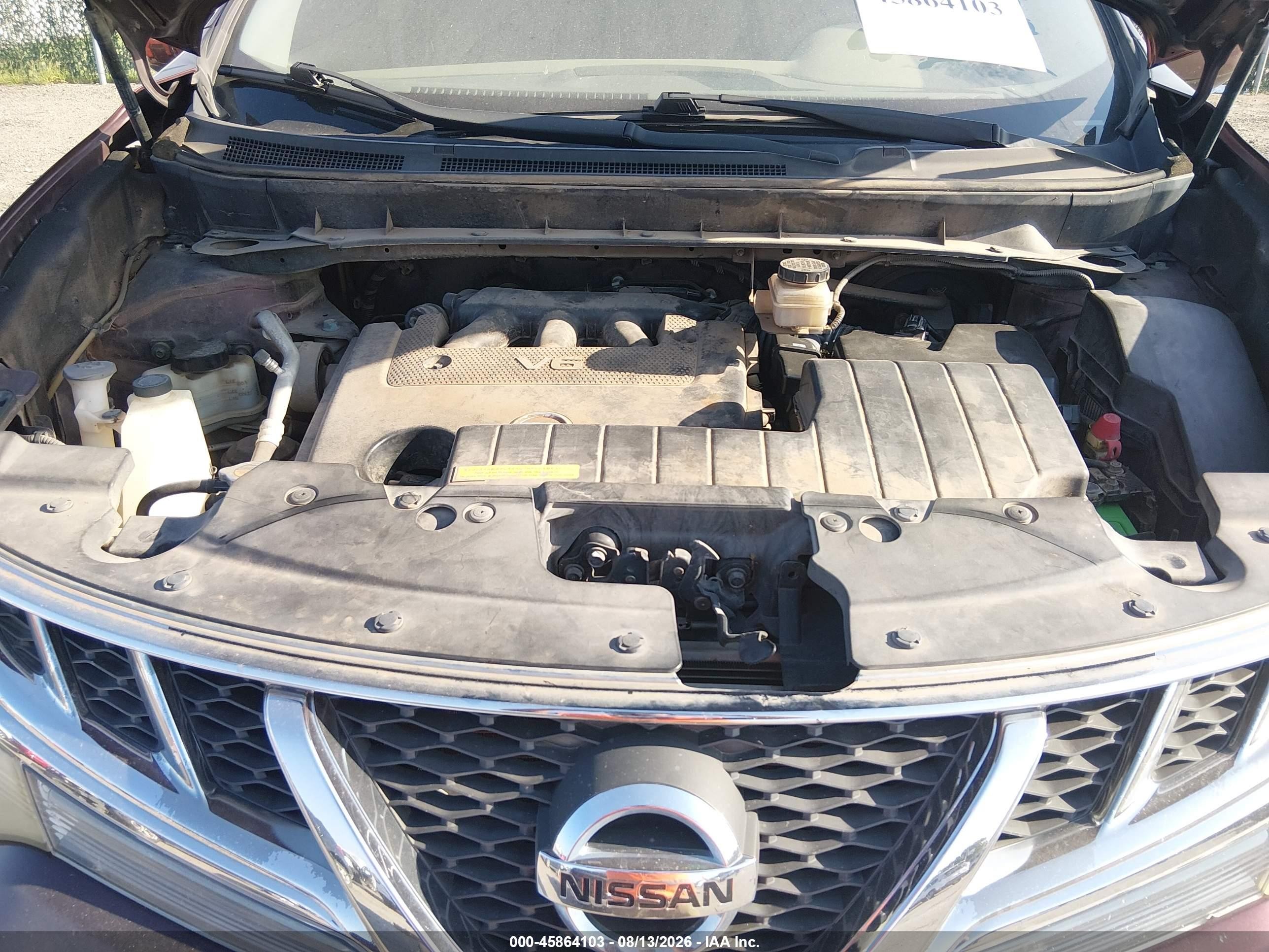 2013 Nissan Murano S Maroon vin: JN8AZ1MU5DW202322