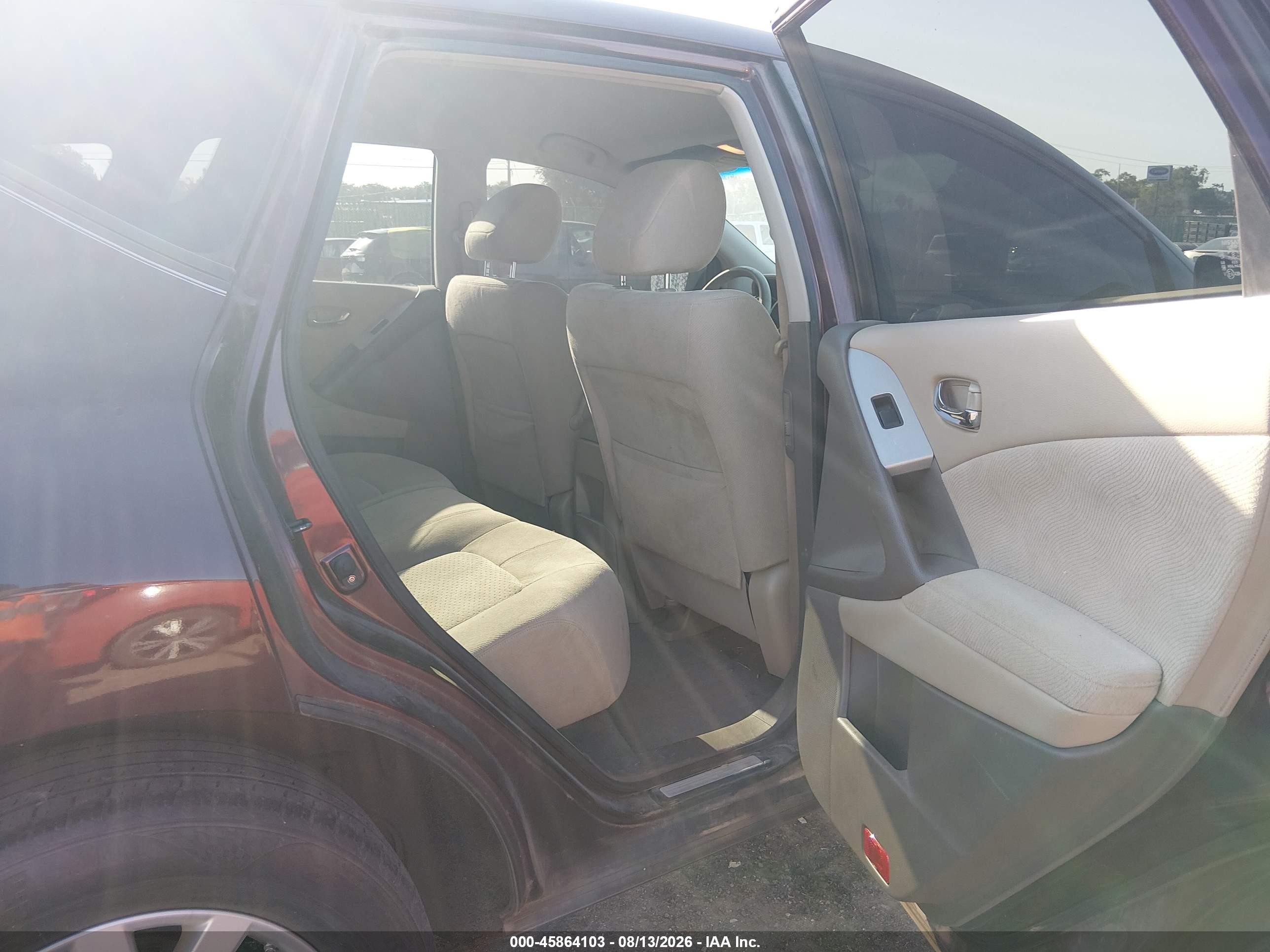 2013 Nissan Murano S Maroon vin: JN8AZ1MU5DW202322