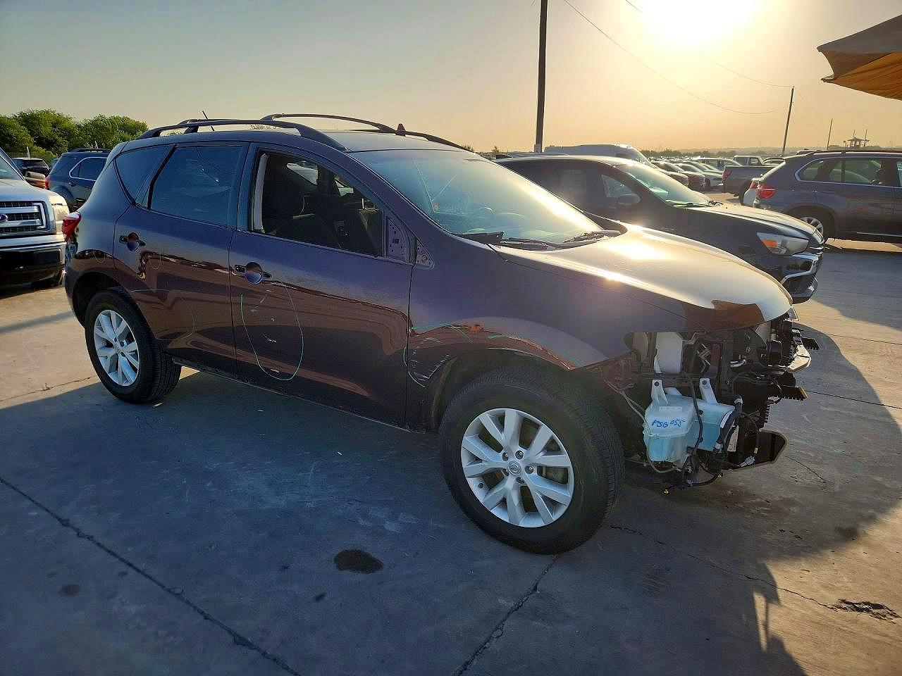2013 Nissan Murano S Бордовый vin: JN8AZ1MU5DW208167