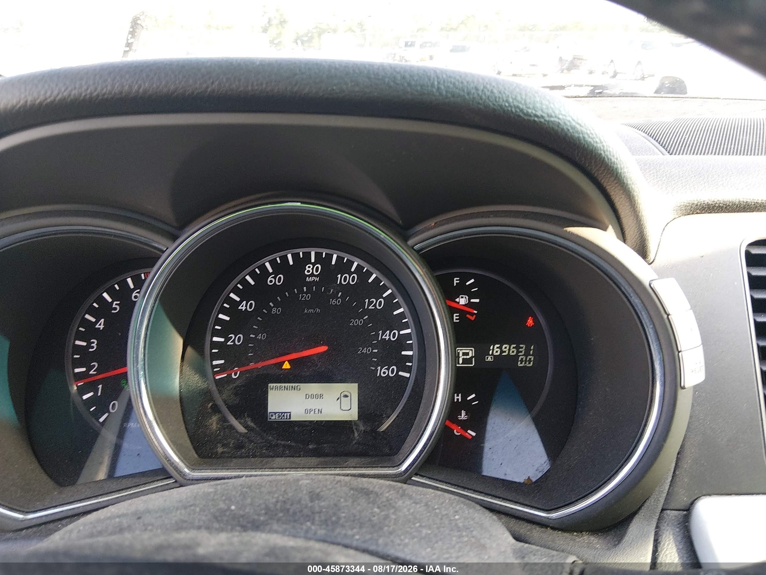 2013 Nissan Murano Le Silver vin: JN8AZ1MU5DW210436