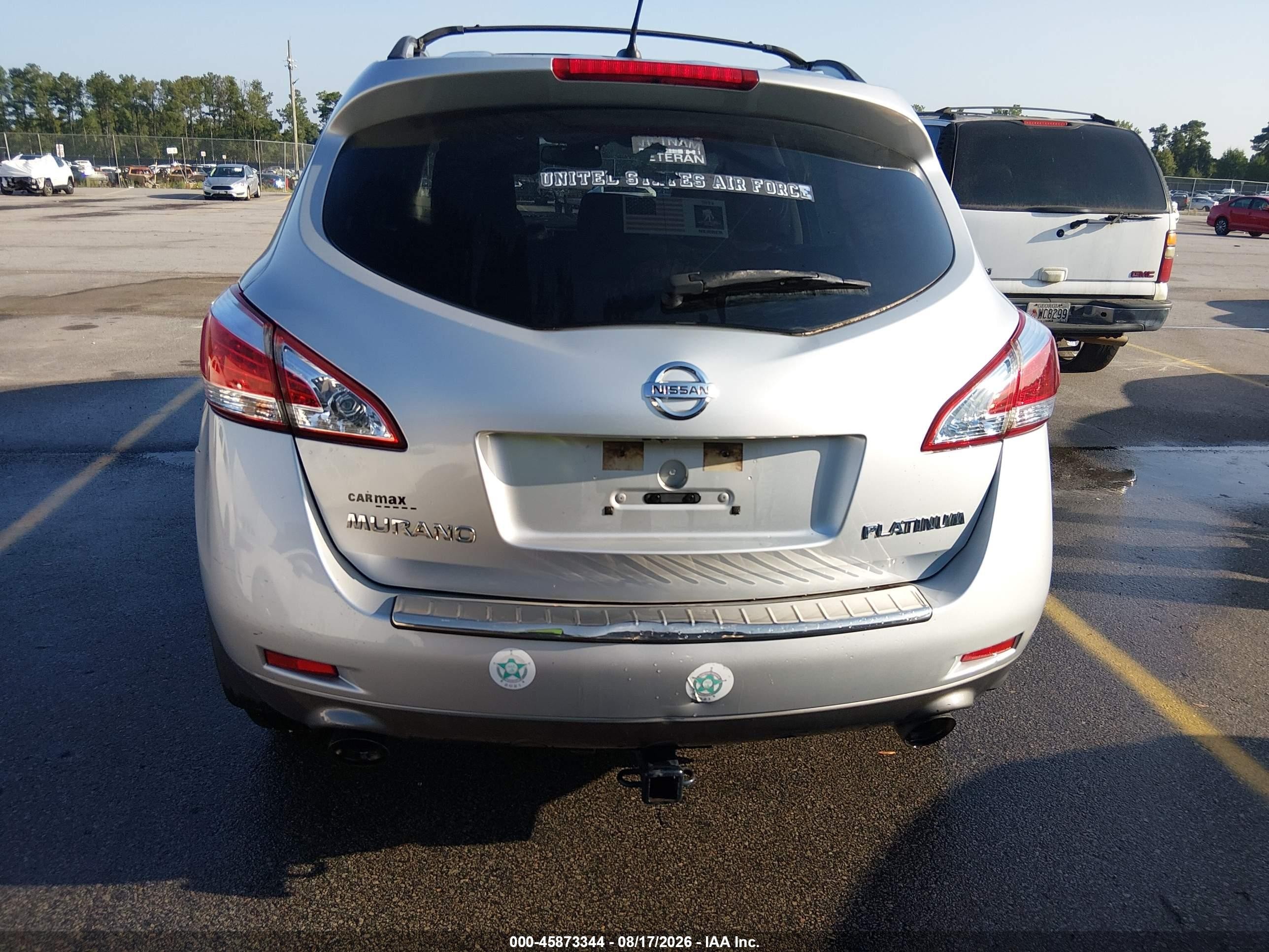 2013 Nissan Murano Le Silver vin: JN8AZ1MU5DW210436
