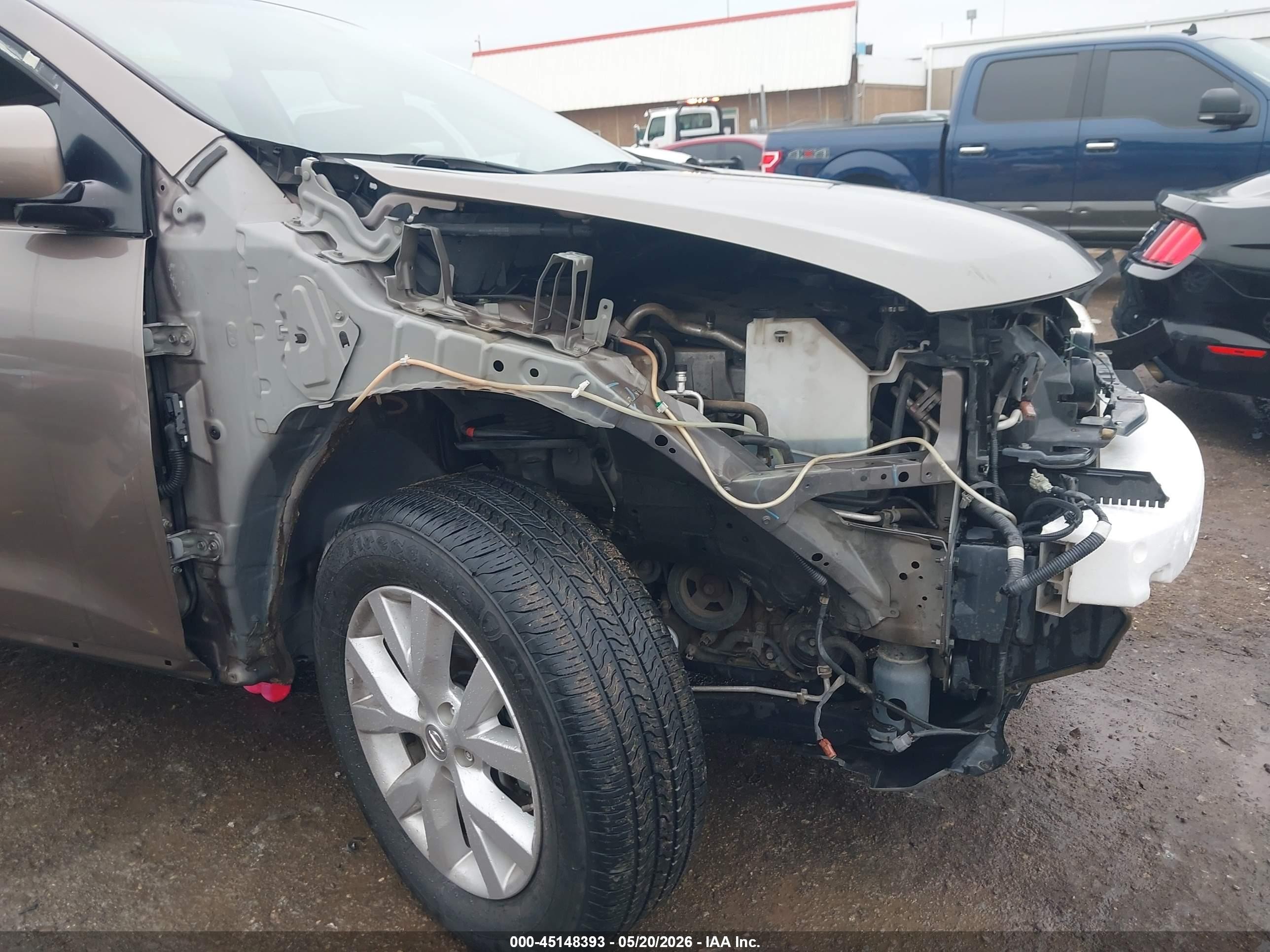 2013 Nissan Murano S Brown vin: JN8AZ1MU5DW214017