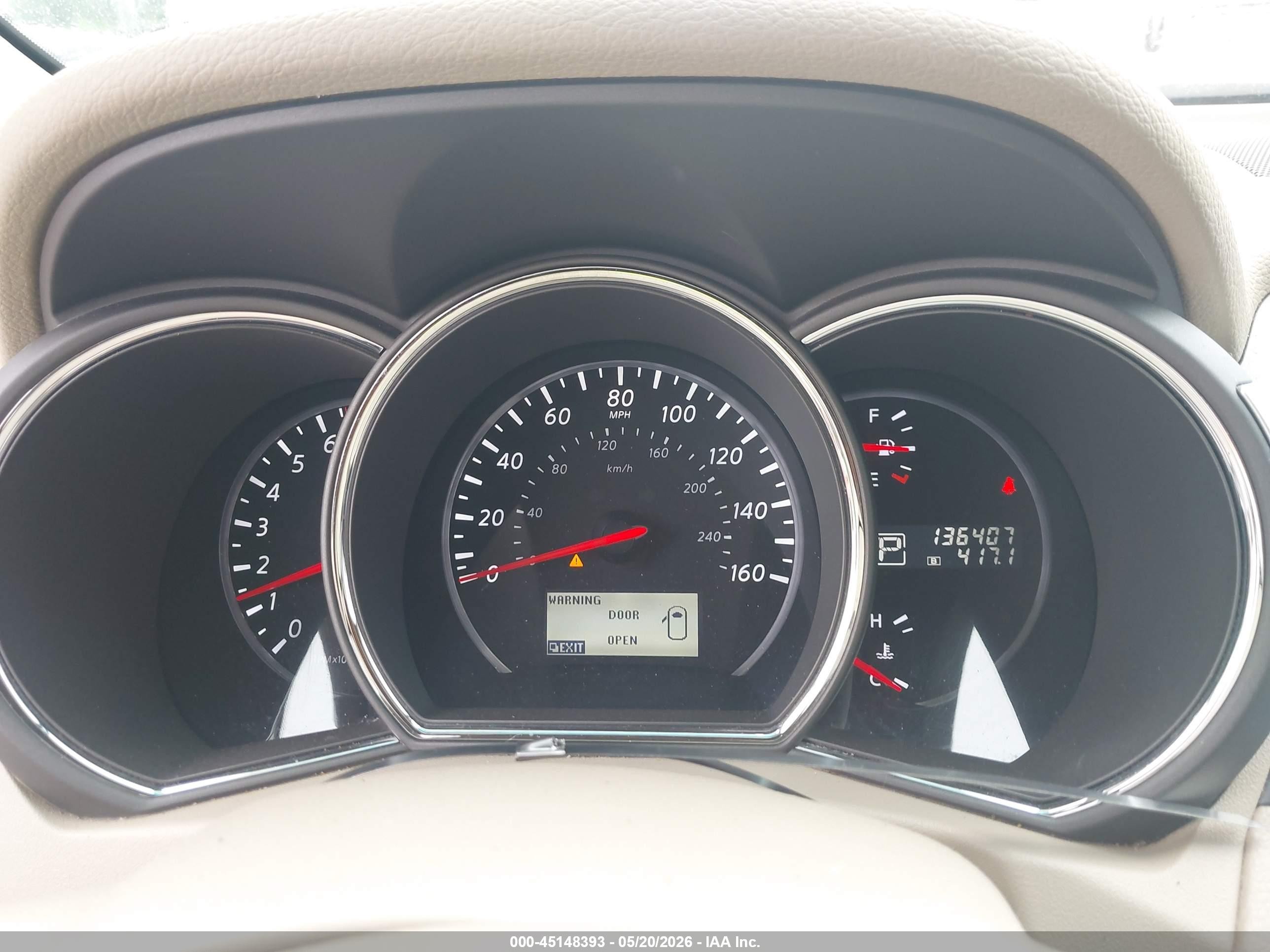 2013 Nissan Murano S Brown vin: JN8AZ1MU5DW214017