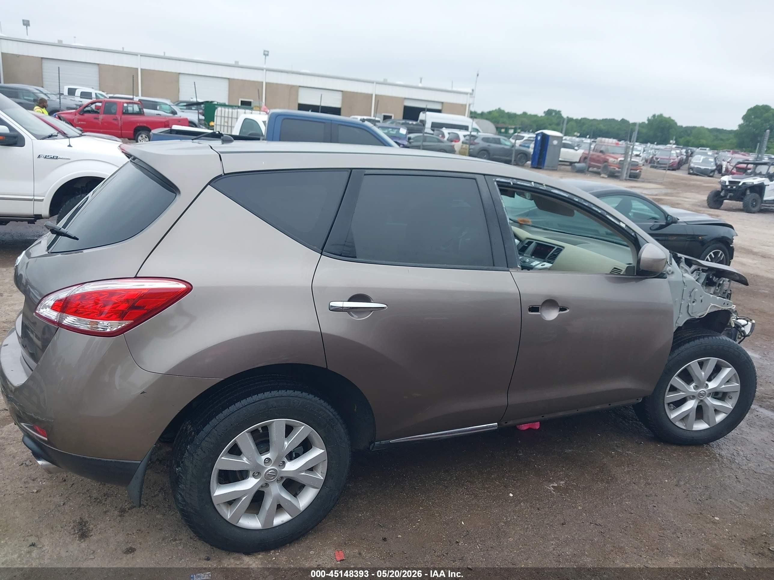 2013 Nissan Murano S Brown vin: JN8AZ1MU5DW214017