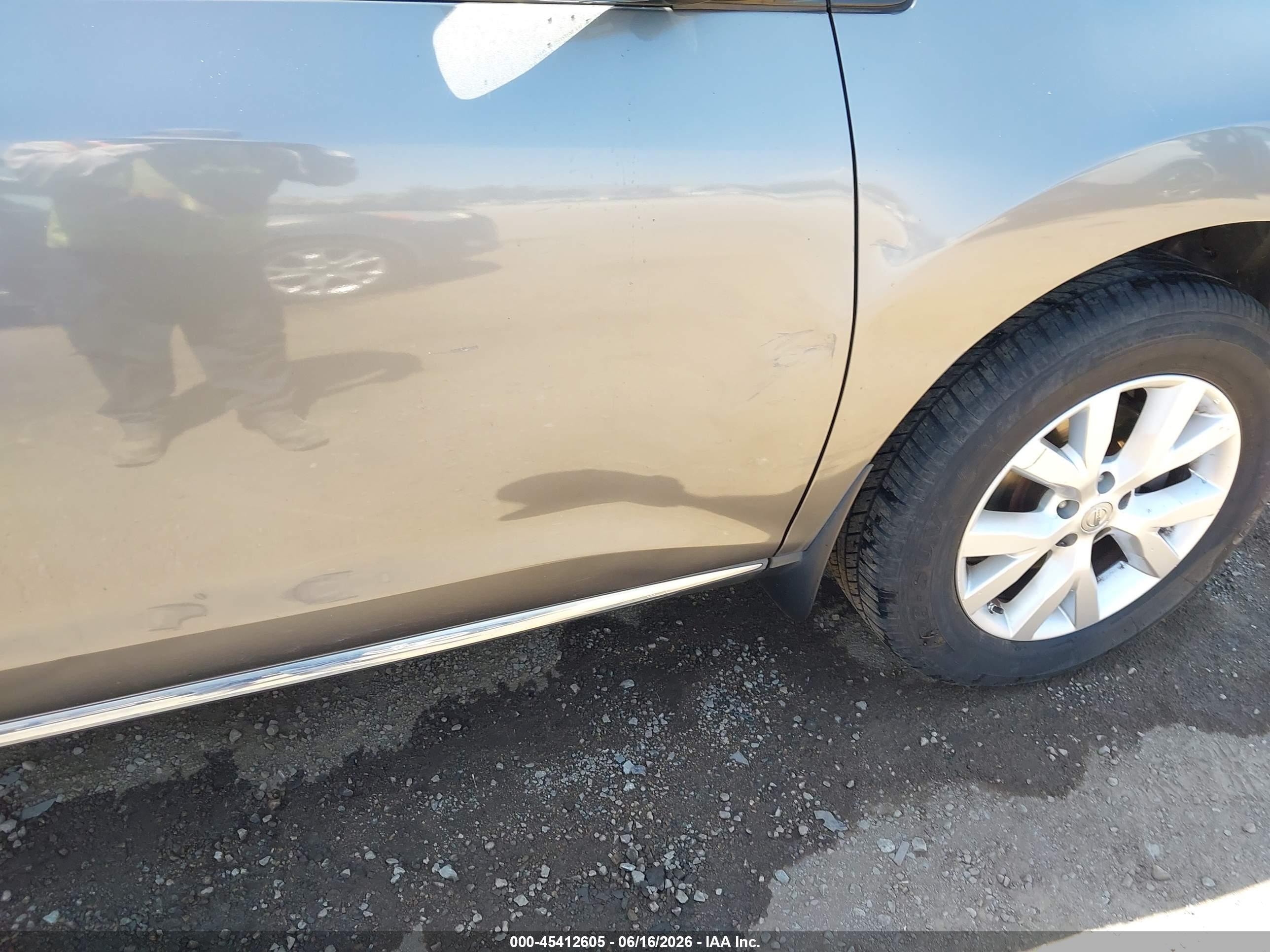 2014 Nissan Murano S Серый vin: JN8AZ1MU5EW405941
