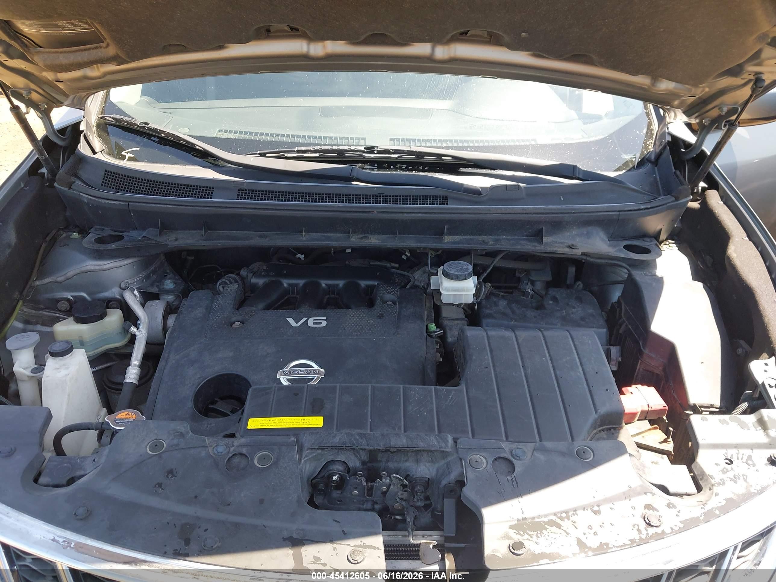 2014 Nissan Murano S Серый vin: JN8AZ1MU5EW405941