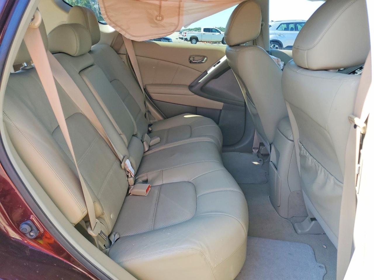 2014 Nissan Murano Sl Maroon vin: JN8AZ1MU5EW412016