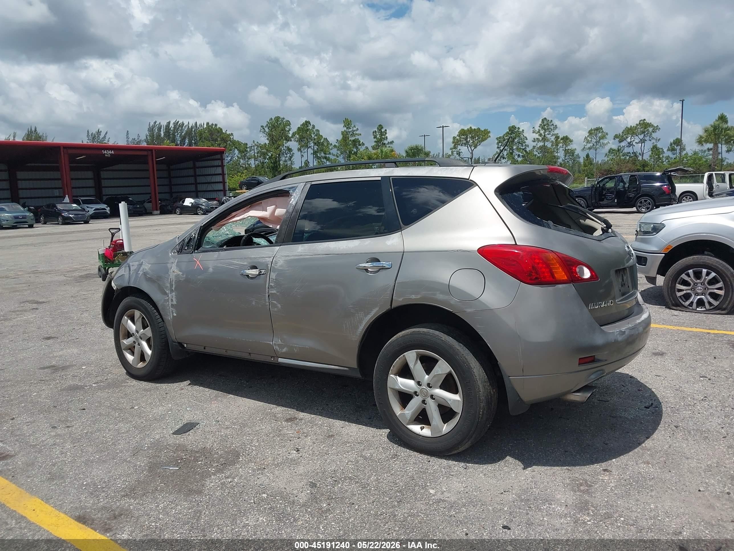 2010 Nissan Murano Sl Серебряный vin: JN8AZ1MU6AW015005
