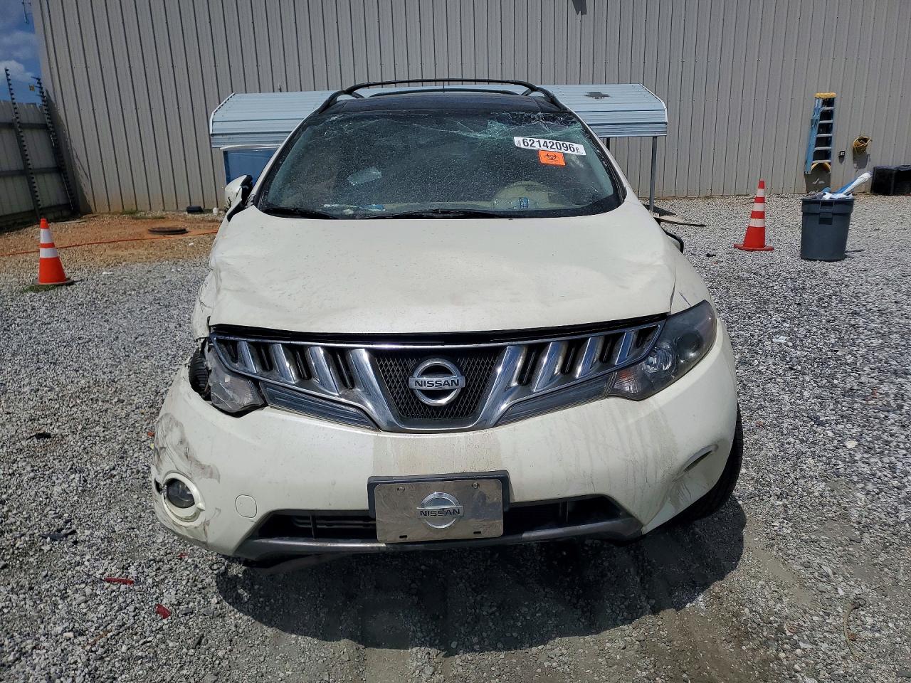 2010 Nissan Murano S White vin: JN8AZ1MU6AW016008