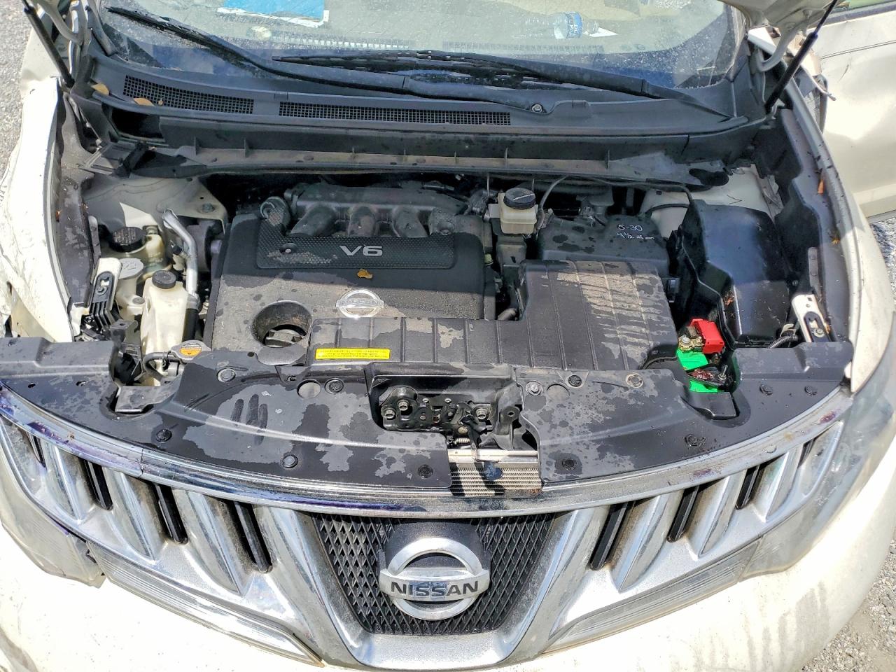 2010 Nissan Murano S White vin: JN8AZ1MU6AW016008