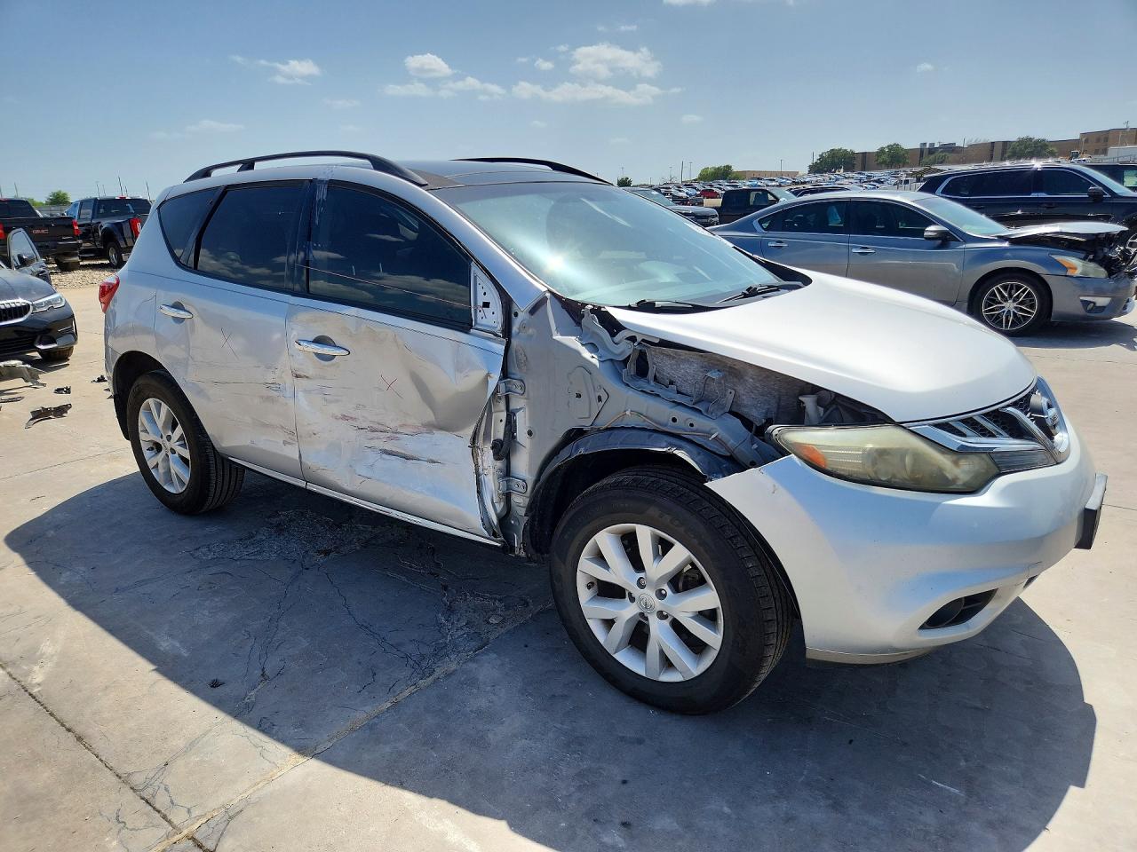 2011 Nissan Murano S Silver vin: JN8AZ1MU6BW067204