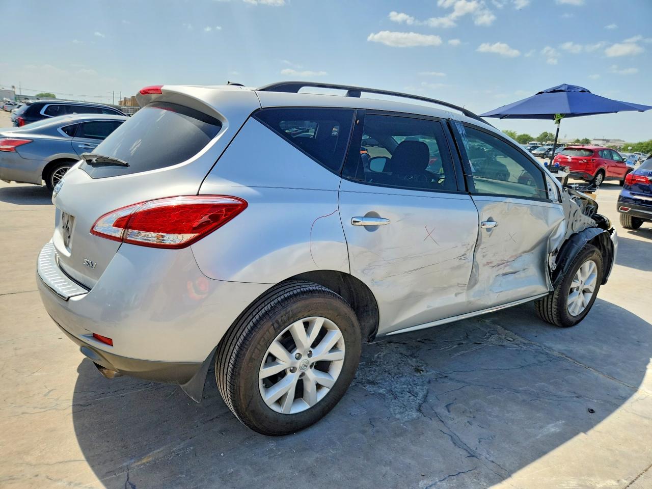 2011 Nissan Murano S Silver vin: JN8AZ1MU6BW067204