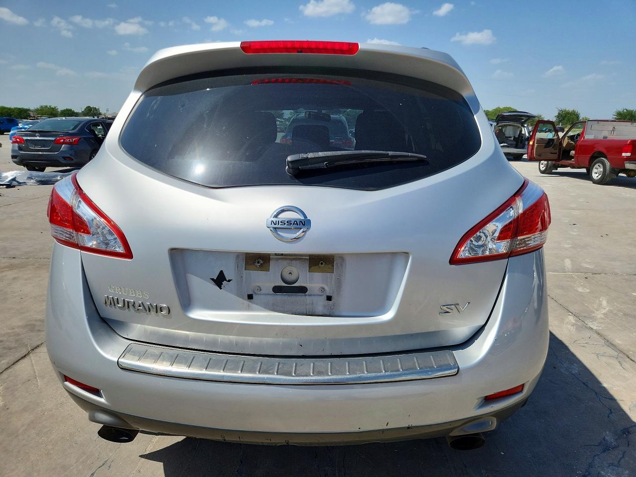 2011 Nissan Murano S Silver vin: JN8AZ1MU6BW067204