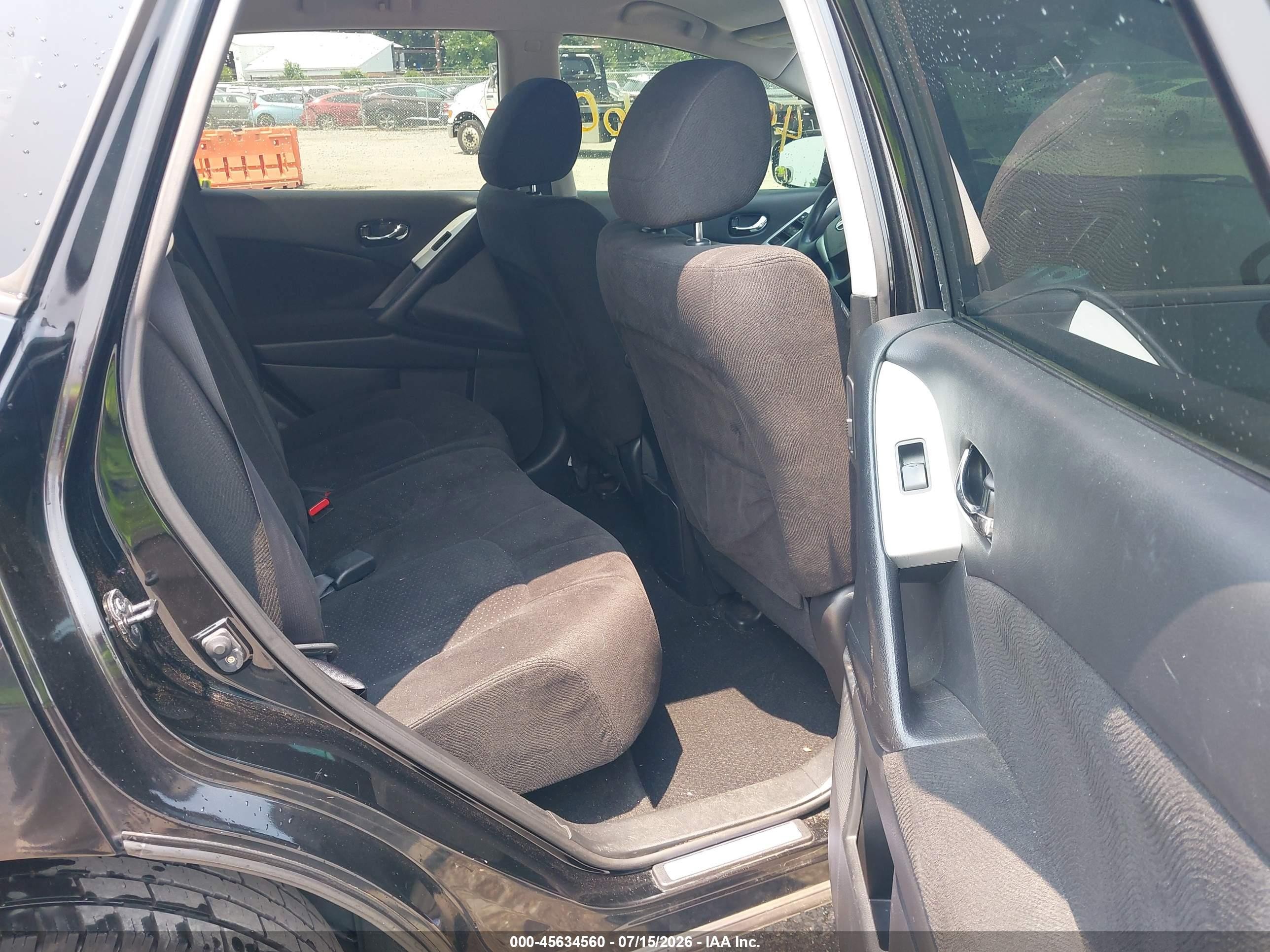 2012 Nissan Murano S Black vin: JN8AZ1MU6CW114071