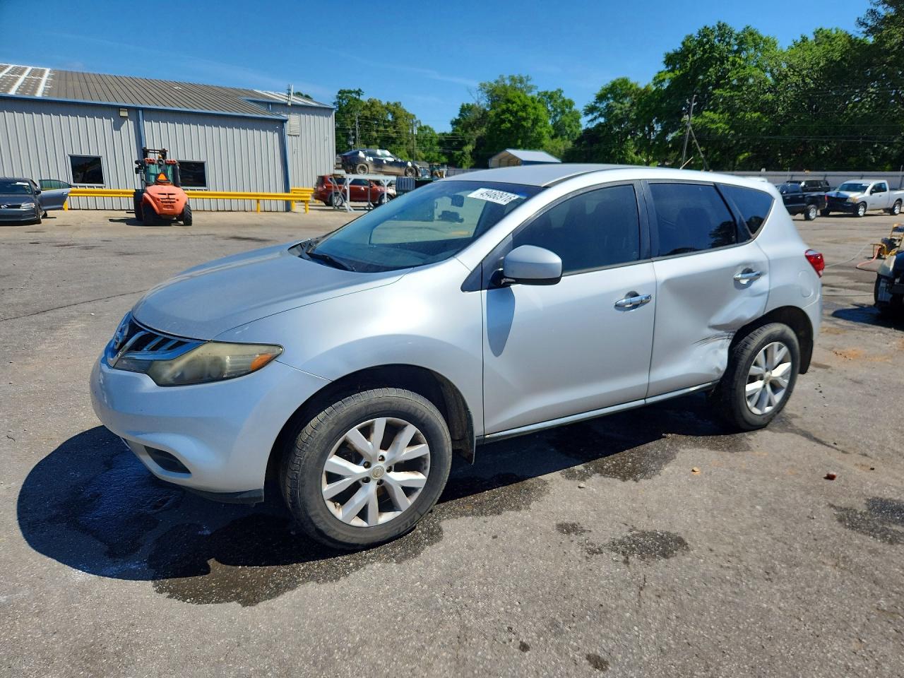 2012 Nissan Murano S Silver vin: JN8AZ1MU6CW114782