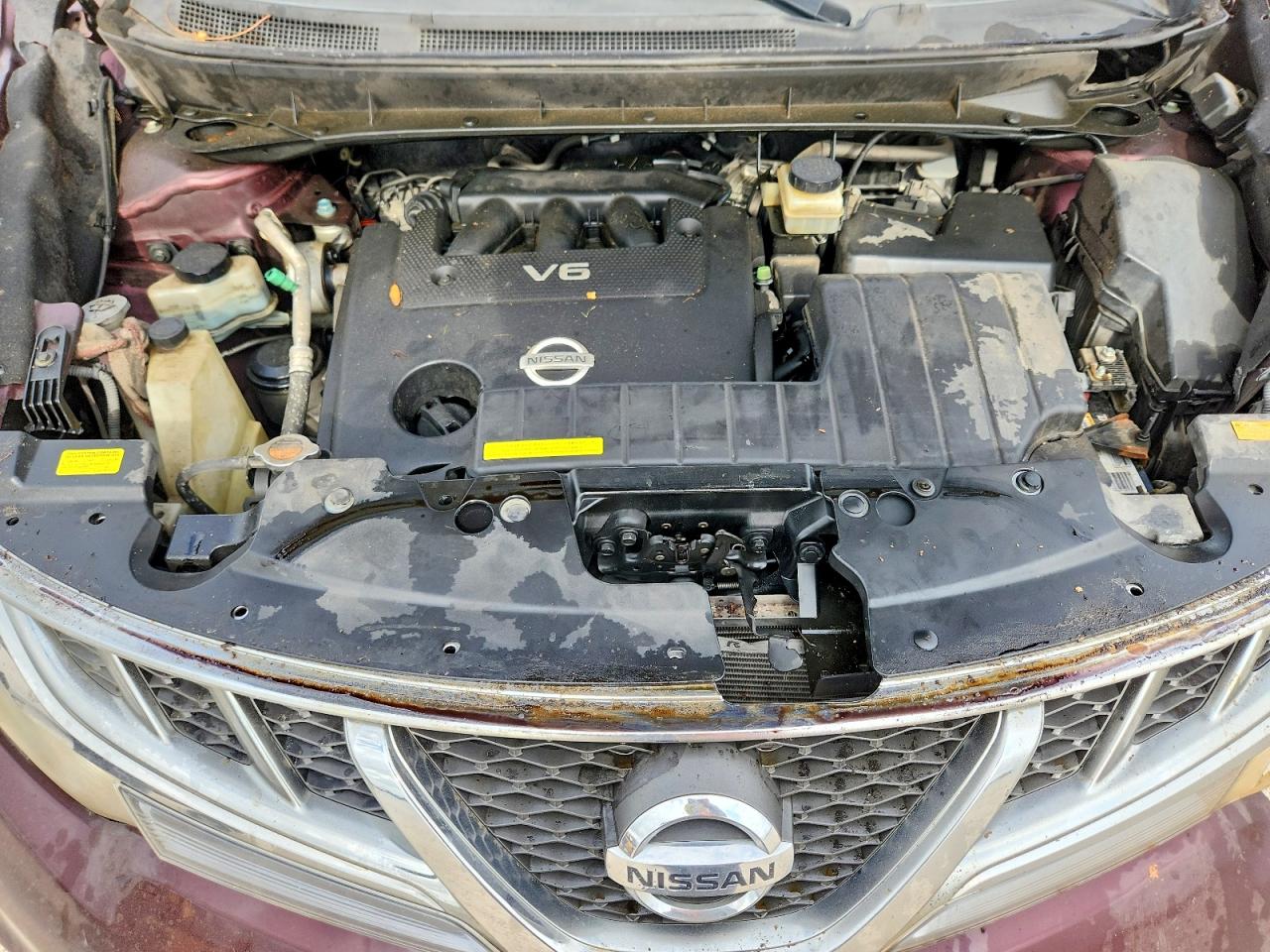 2013 Nissan Murano Maroon vin: JN8AZ1MU6DW205018