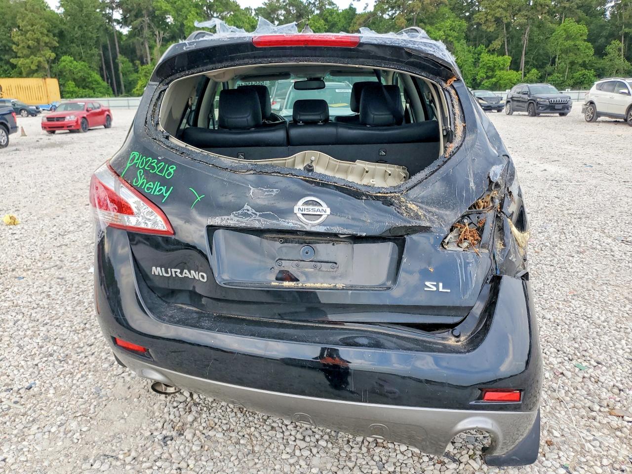 2013 Nissan Murano S Черный vin: JN8AZ1MU6DW205097