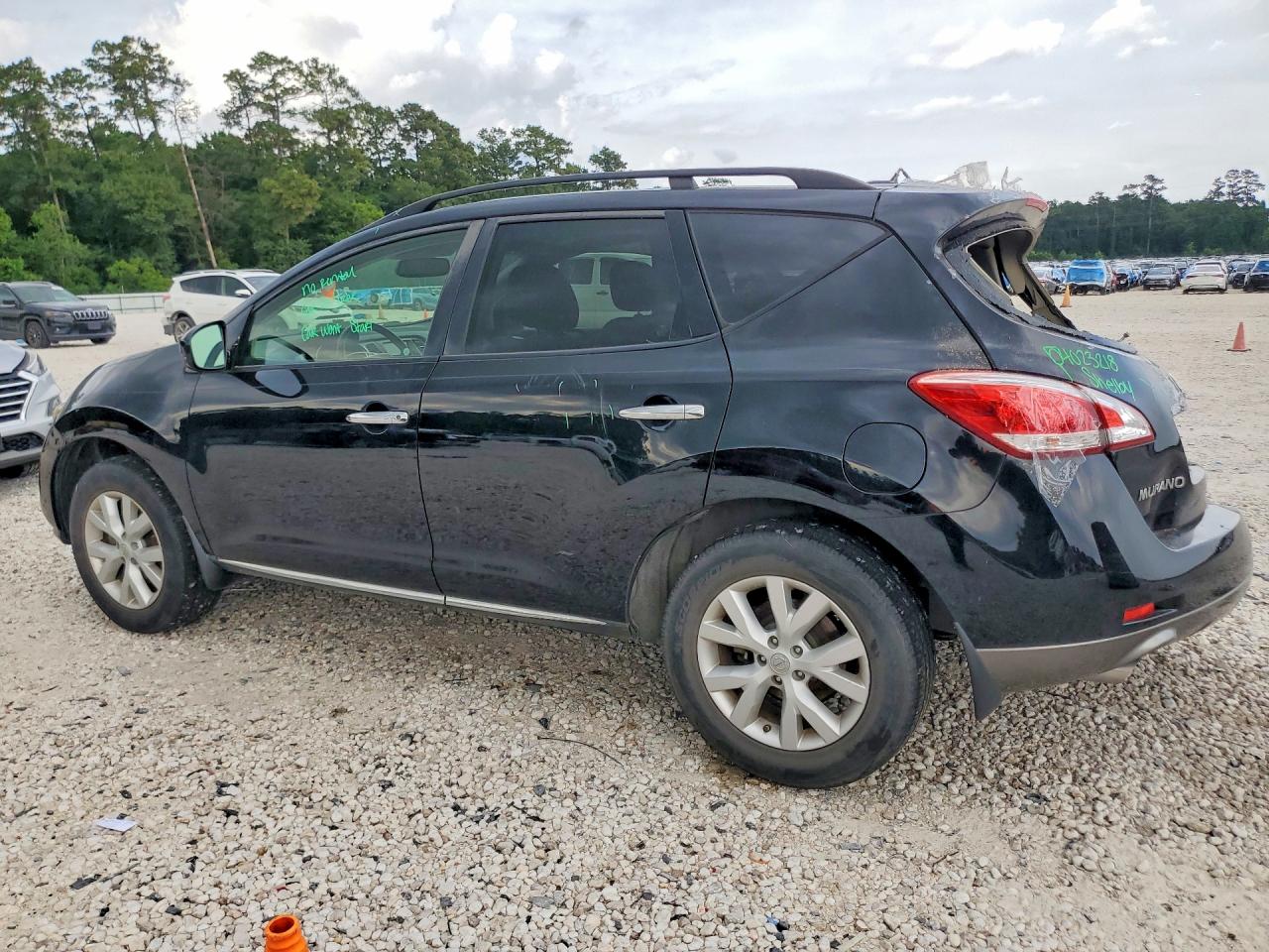 2013 Nissan Murano S Черный vin: JN8AZ1MU6DW205097