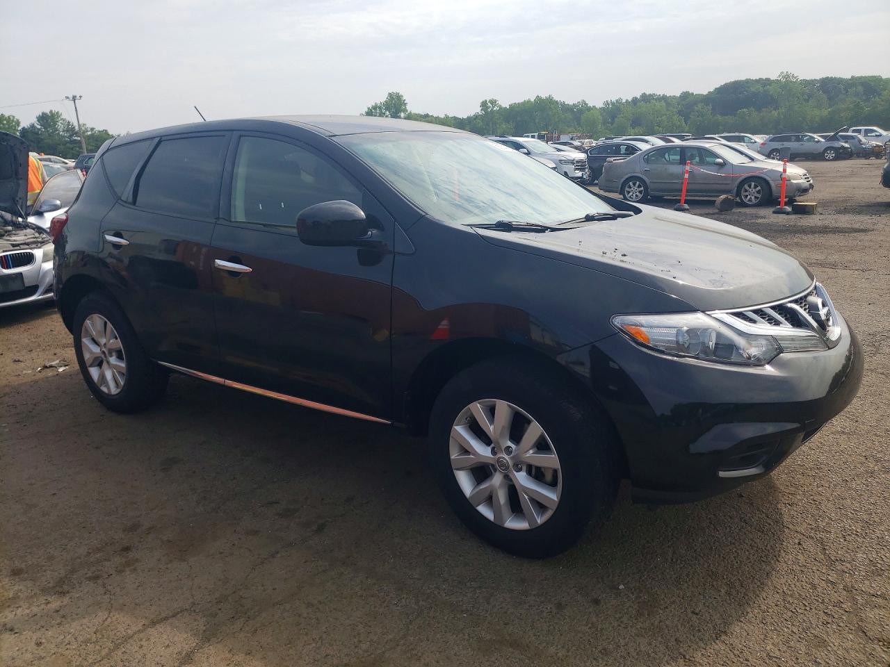 2013 Nissan Murano S Black vin: JN8AZ1MU6DW208923