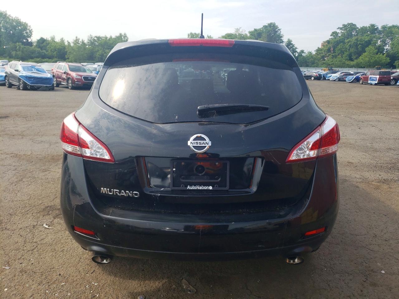 2013 Nissan Murano S Black vin: JN8AZ1MU6DW208923