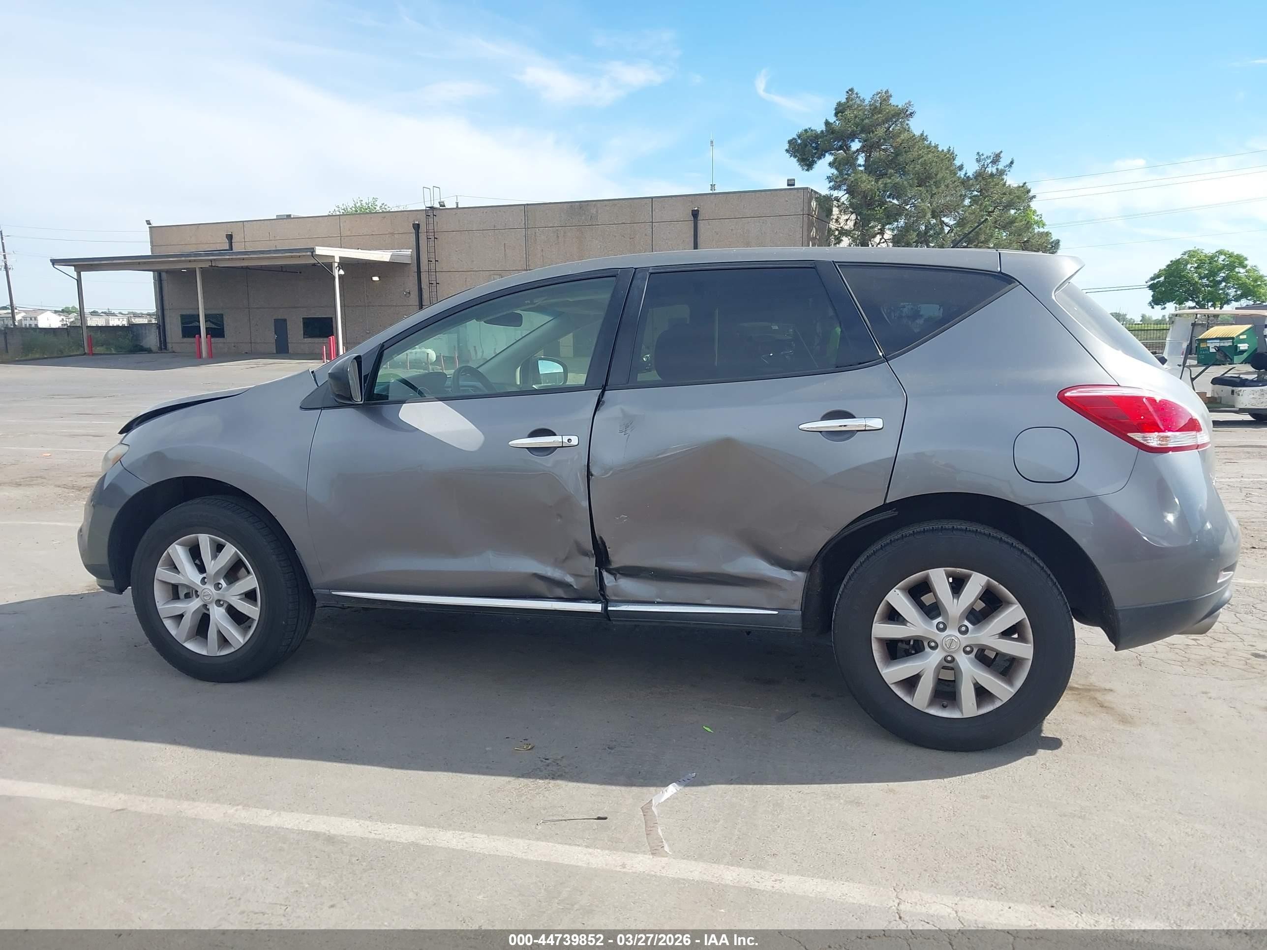 2013 Nissan Murano S Серый vin: JN8AZ1MU6DW211241