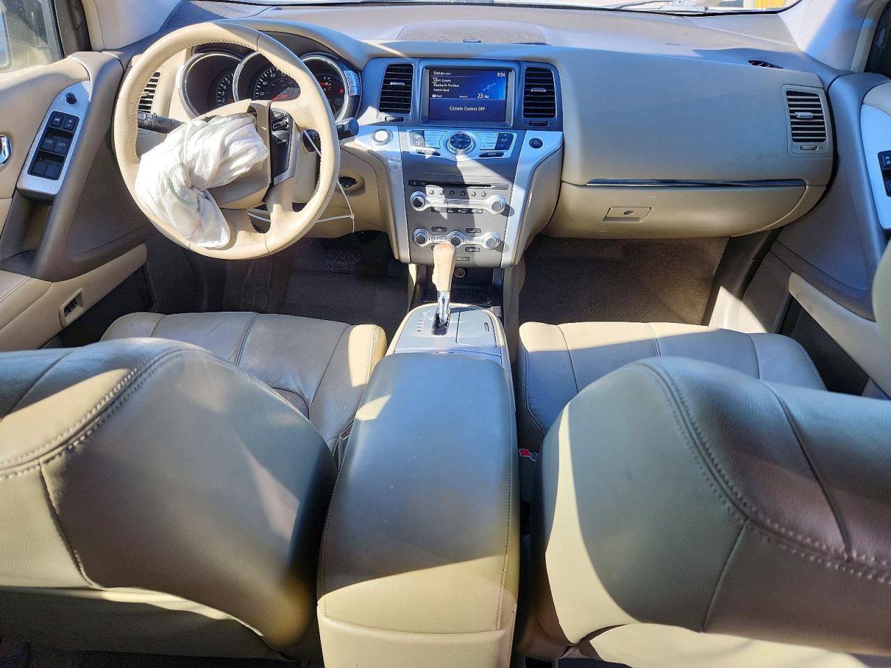 2014 Nissan Murano Sl White vin: JN8AZ1MU6EW415586