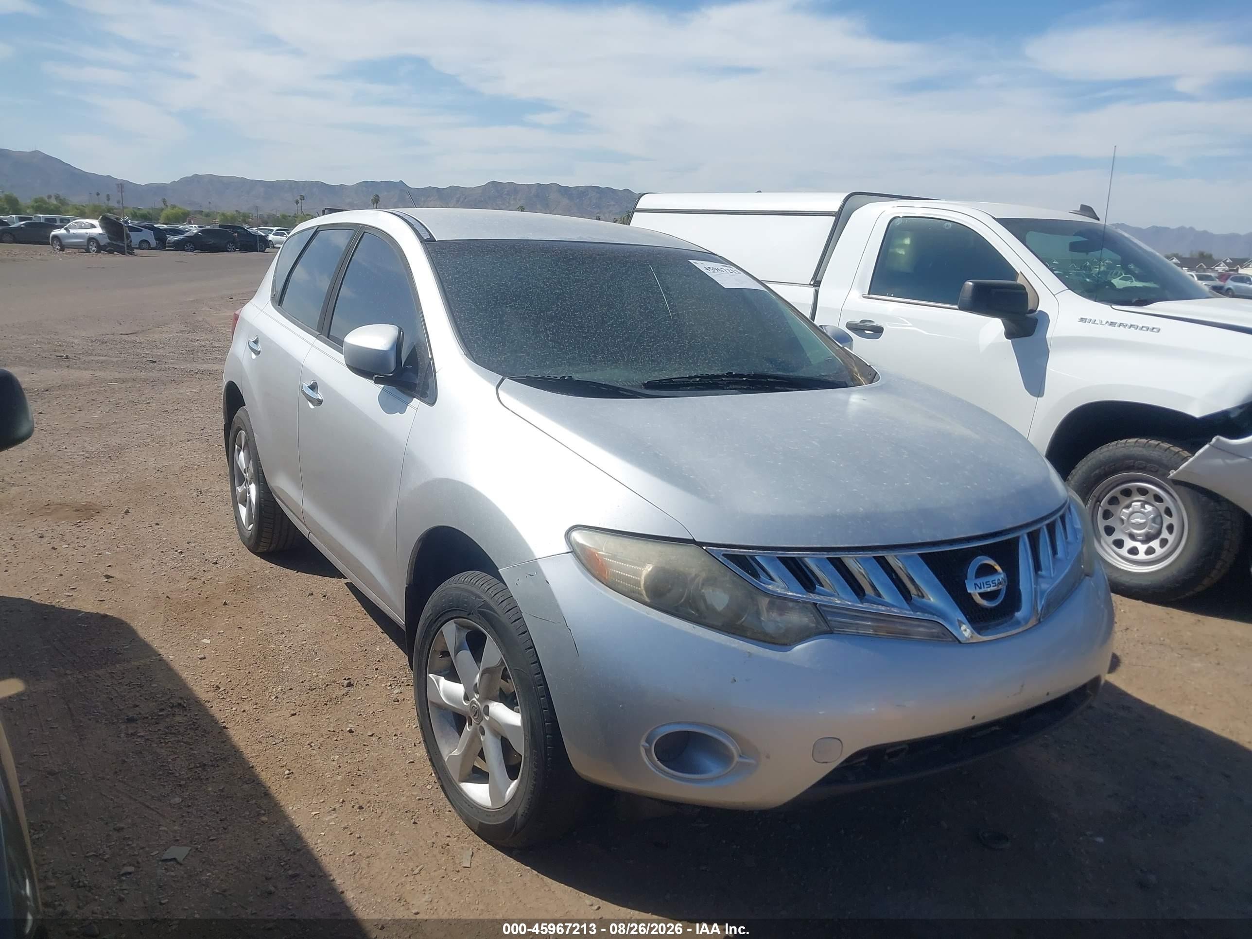 2010 Nissan Murano S Серый vin: JN8AZ1MU7AW011965