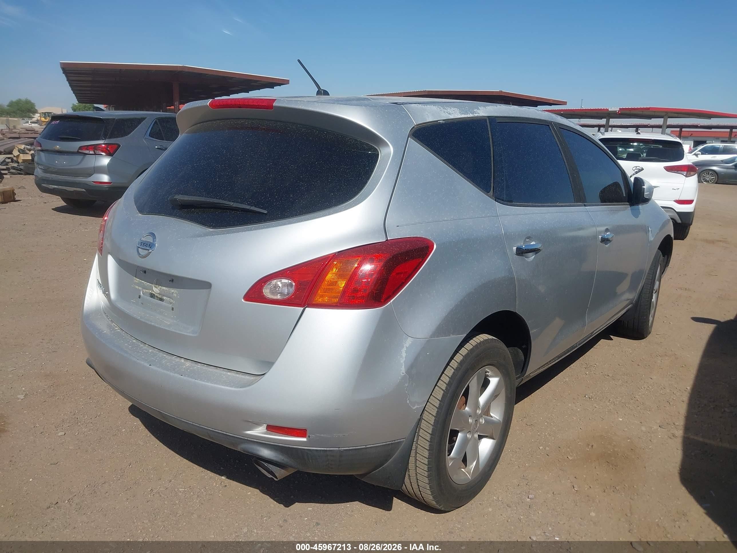 2010 Nissan Murano S Gray vin: JN8AZ1MU7AW011965