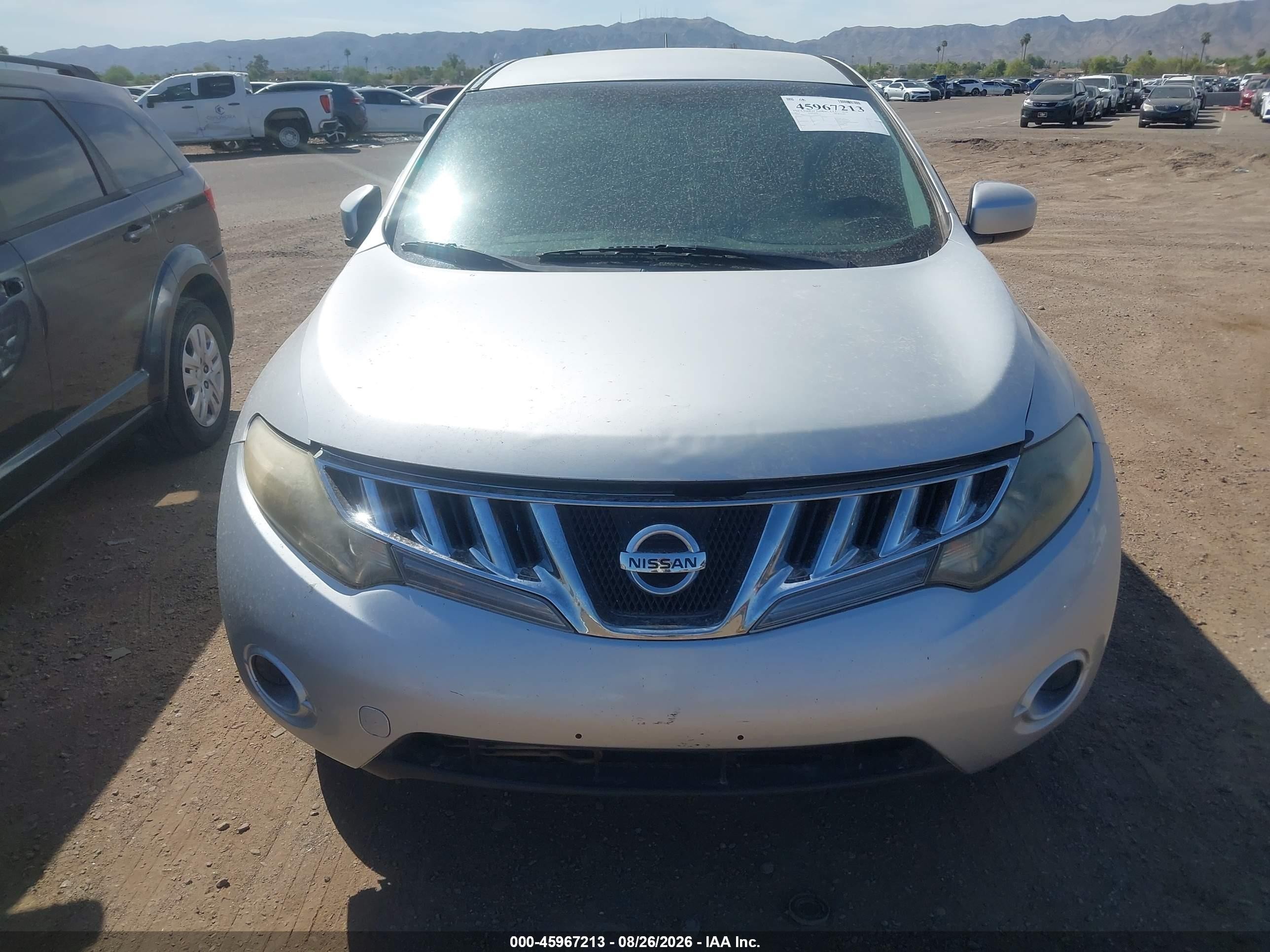 2010 Nissan Murano S Gray vin: JN8AZ1MU7AW011965