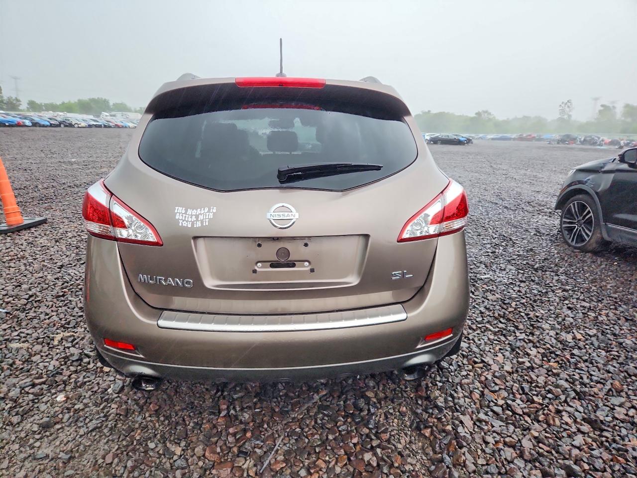 2011 Nissan Murano S Желто-коричневый vin: JN8AZ1MU7BW059368