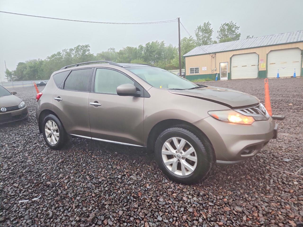 2011 Nissan Murano S Желто-коричневый vin: JN8AZ1MU7BW059368