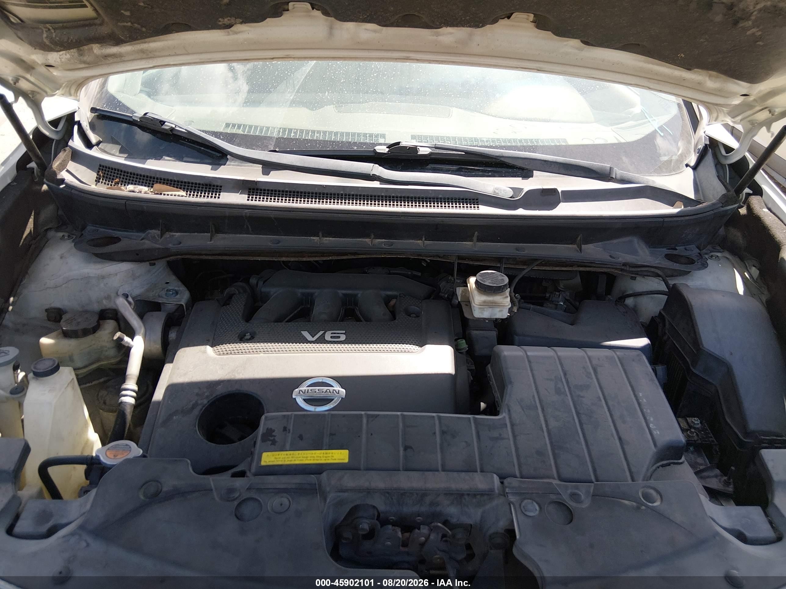 2011 Nissan Murano Sl White vin: JN8AZ1MU7BW068507