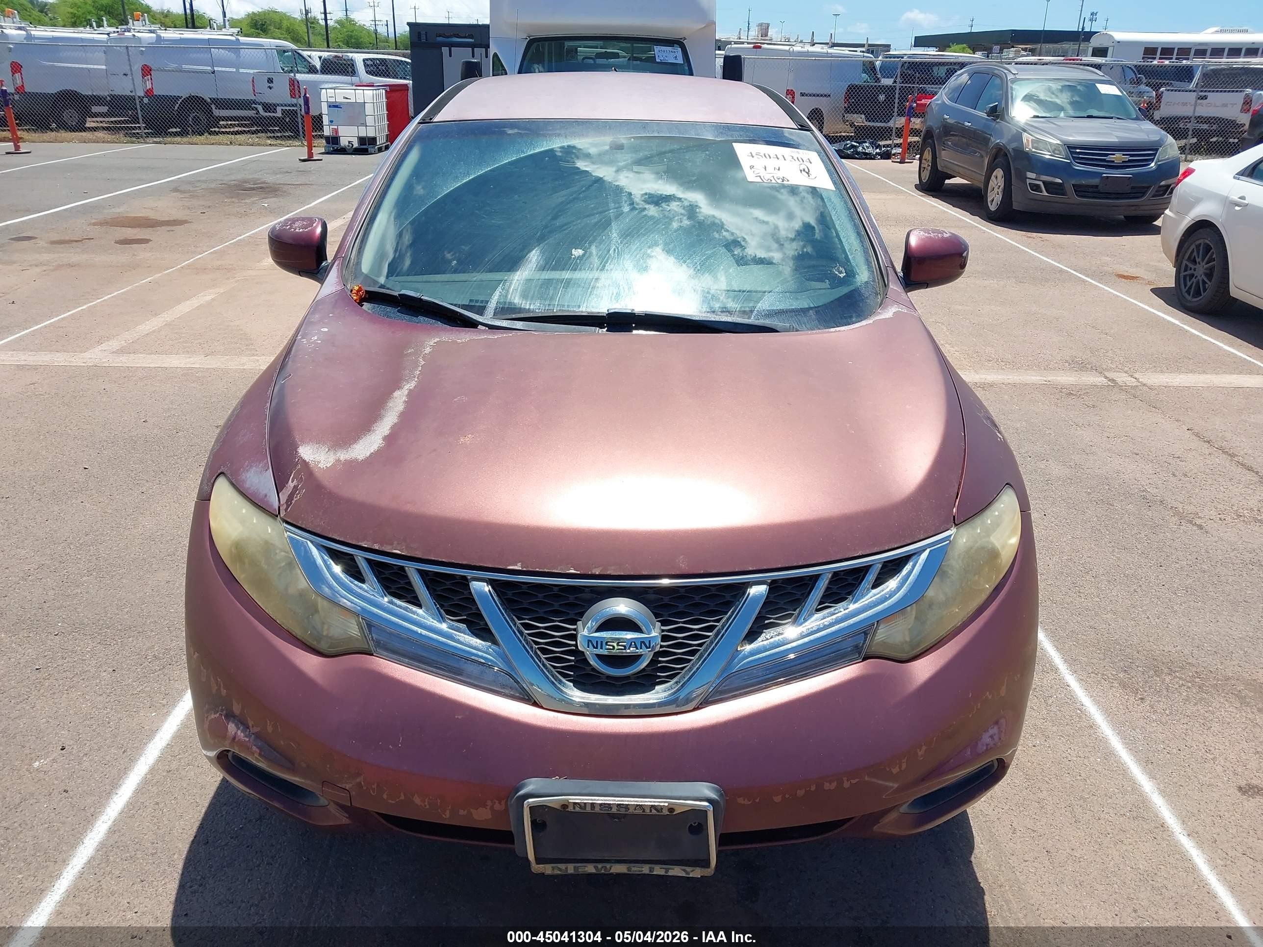 2012 Nissan Murano S Maroon vin: JN8AZ1MU7CW100700