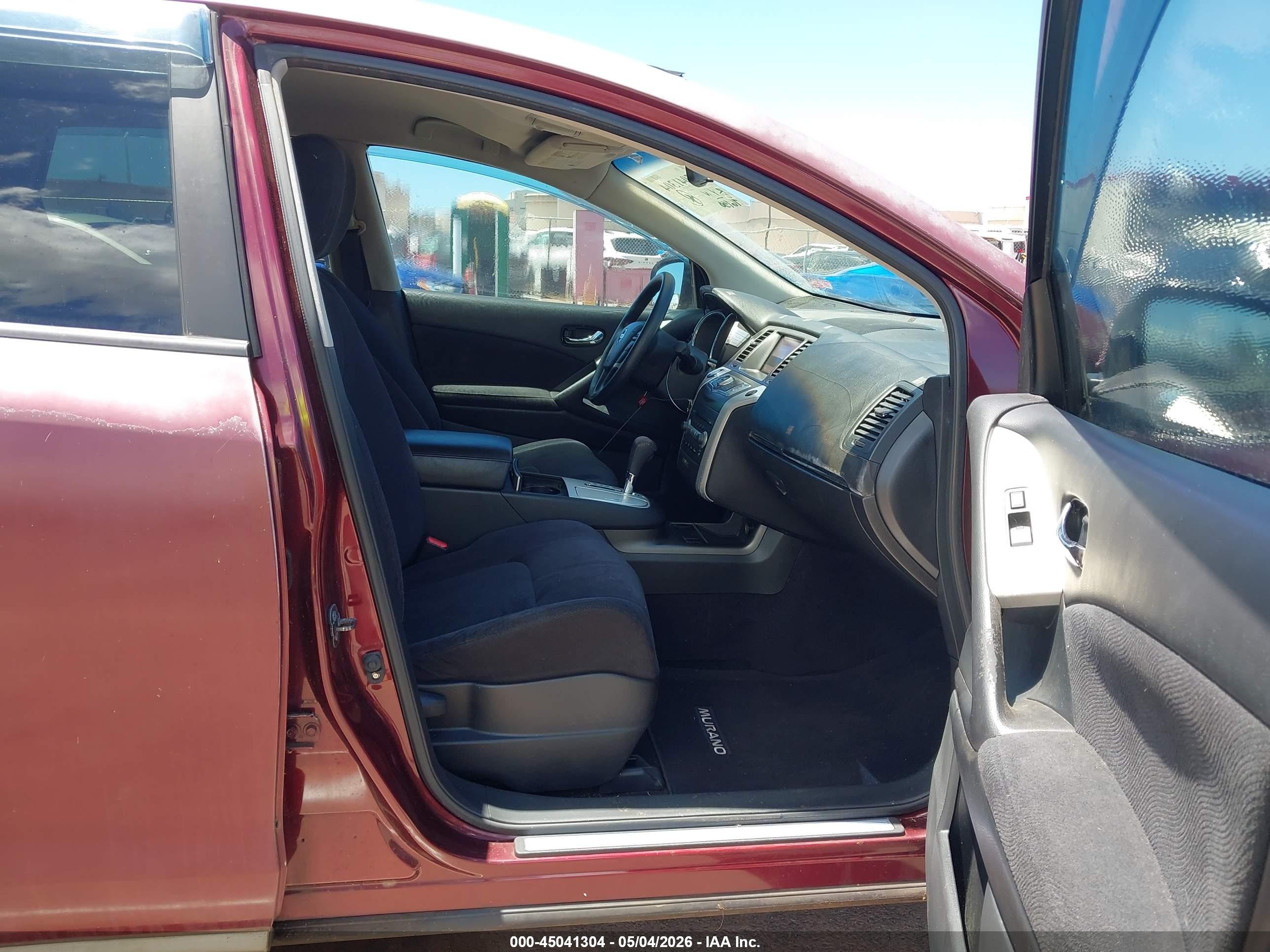 2012 Nissan Murano S Maroon vin: JN8AZ1MU7CW100700