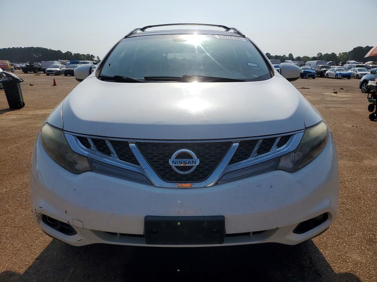 2012 Nissan Murano S White vin: JN8AZ1MU7CW106321