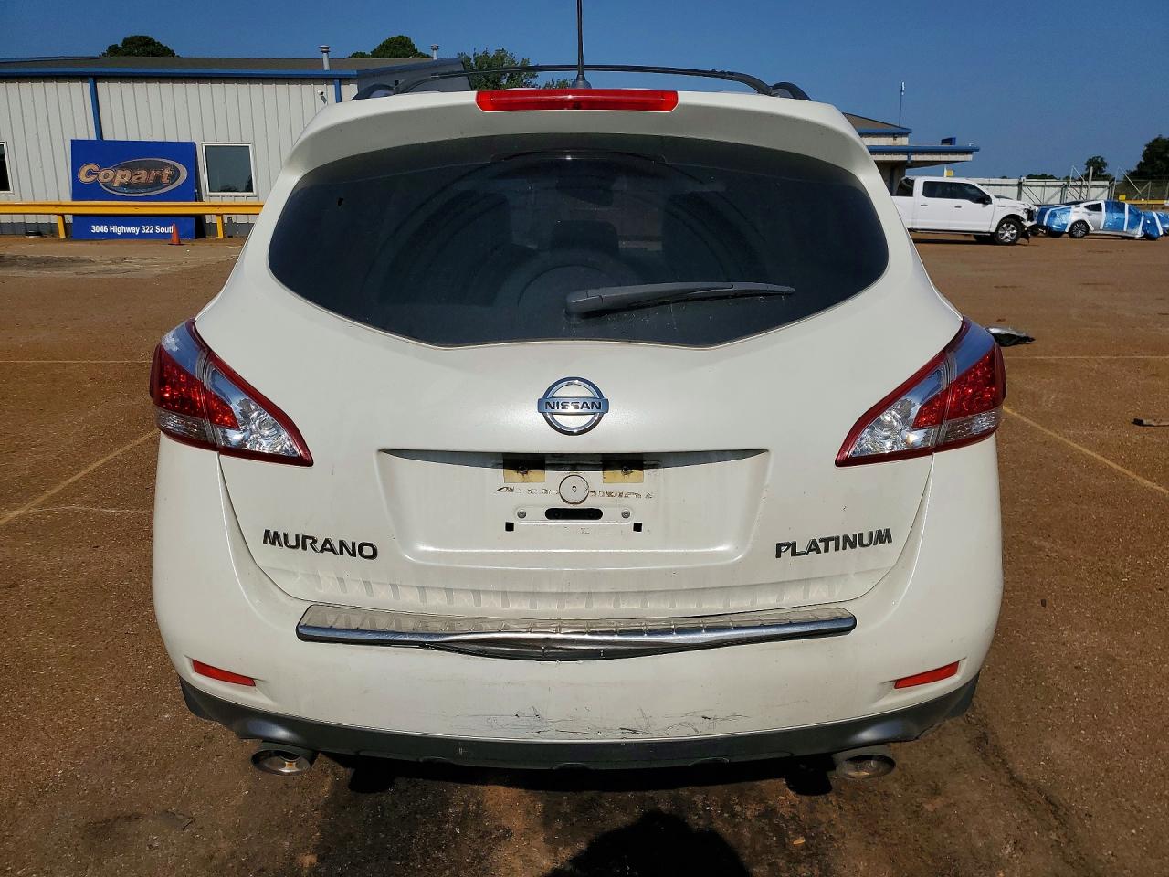 2012 Nissan Murano S White vin: JN8AZ1MU7CW106321