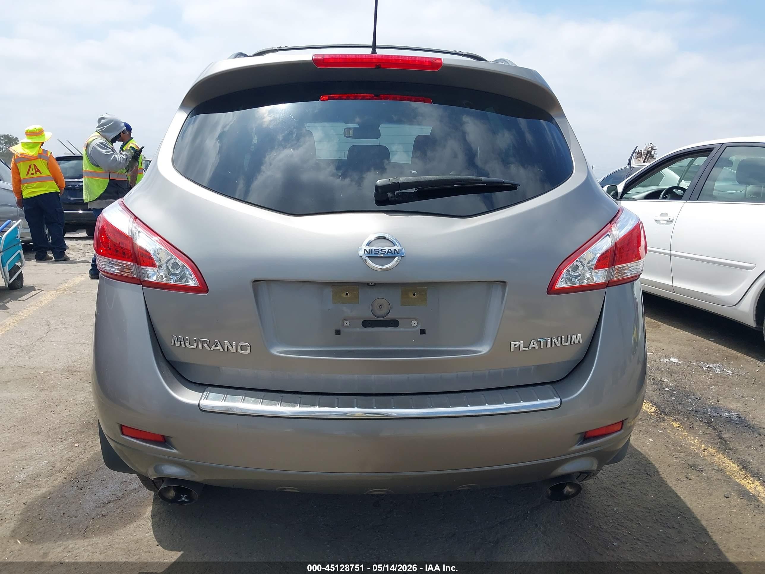 2012 Nissan Murano Le Gray vin: JN8AZ1MU7CW117738
