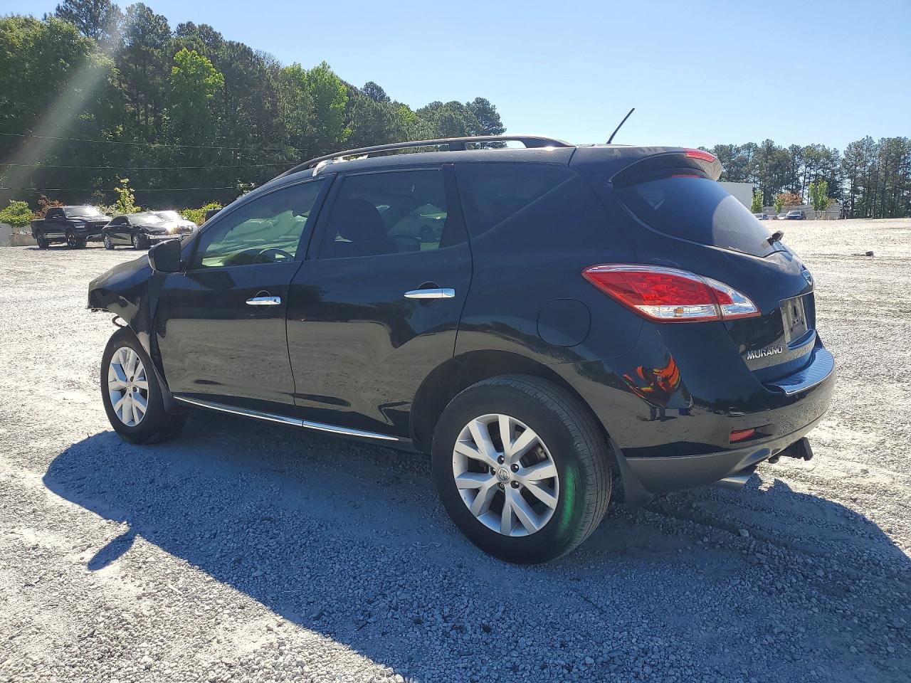 2013 Nissan Murano S Черный vin: JN8AZ1MU7DW207554