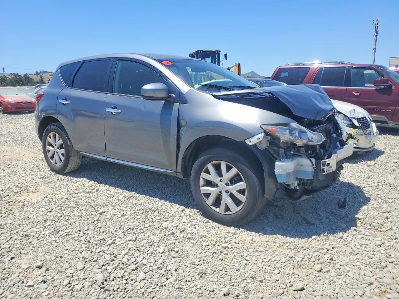 2013 Nissan Murano S Gray vin: JN8AZ1MU7DW208770