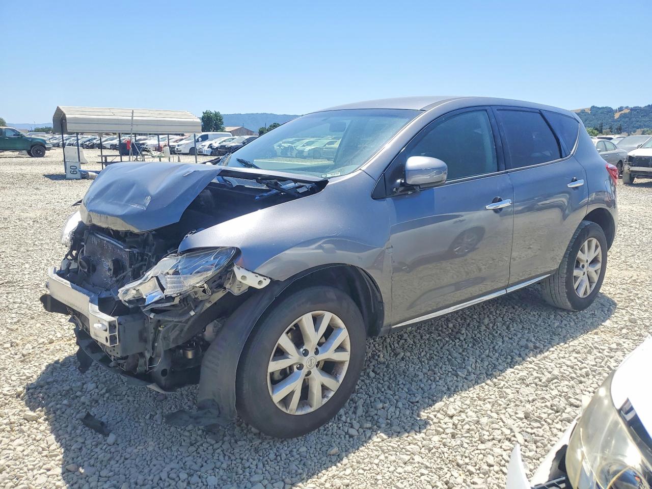2013 Nissan Murano S Gray vin: JN8AZ1MU7DW208770