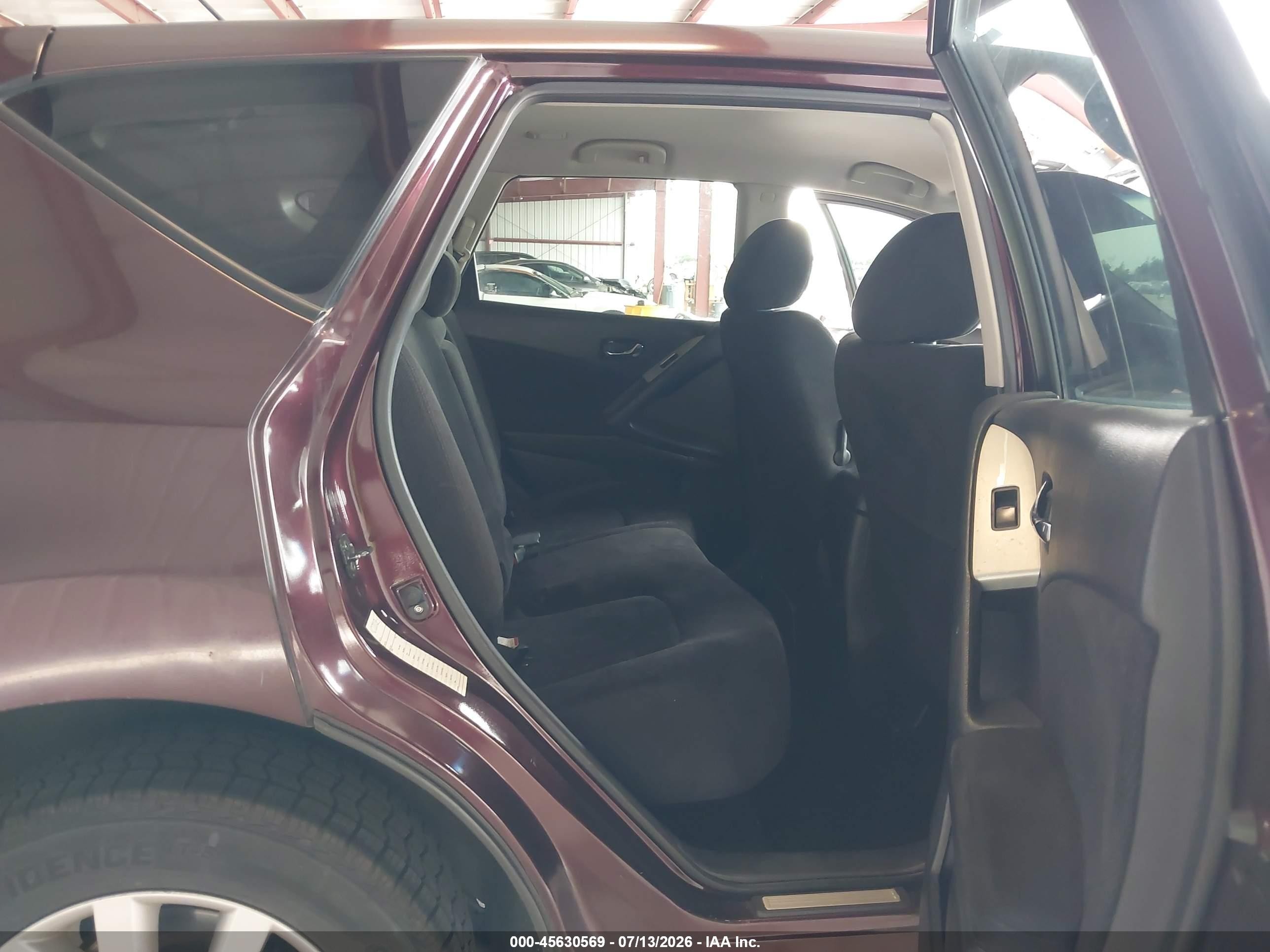 2014 Nissan Murano S Maroon vin: JN8AZ1MU7EW404399