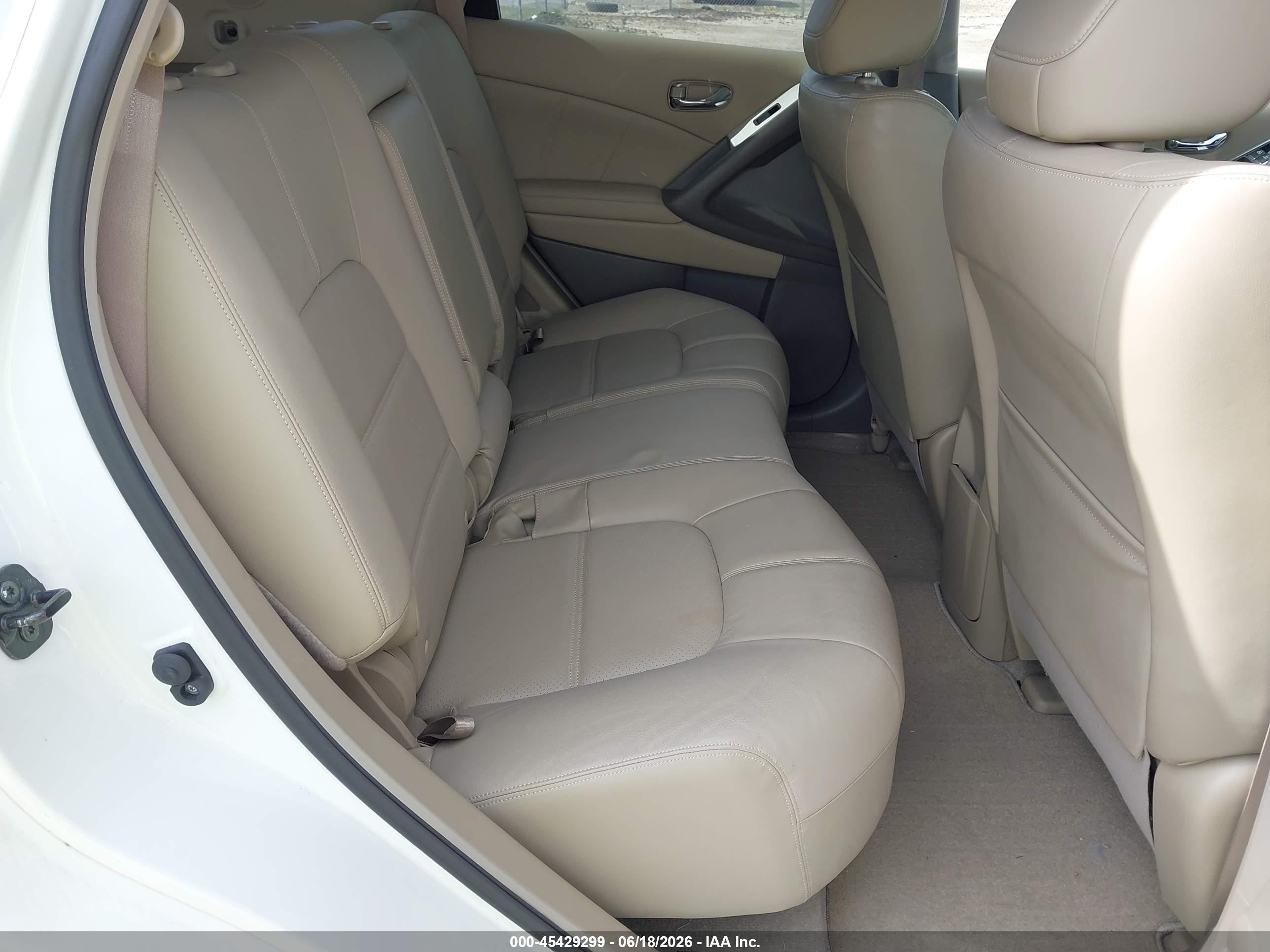 2014 Nissan Murano Sl White vin: JN8AZ1MU7EW416438