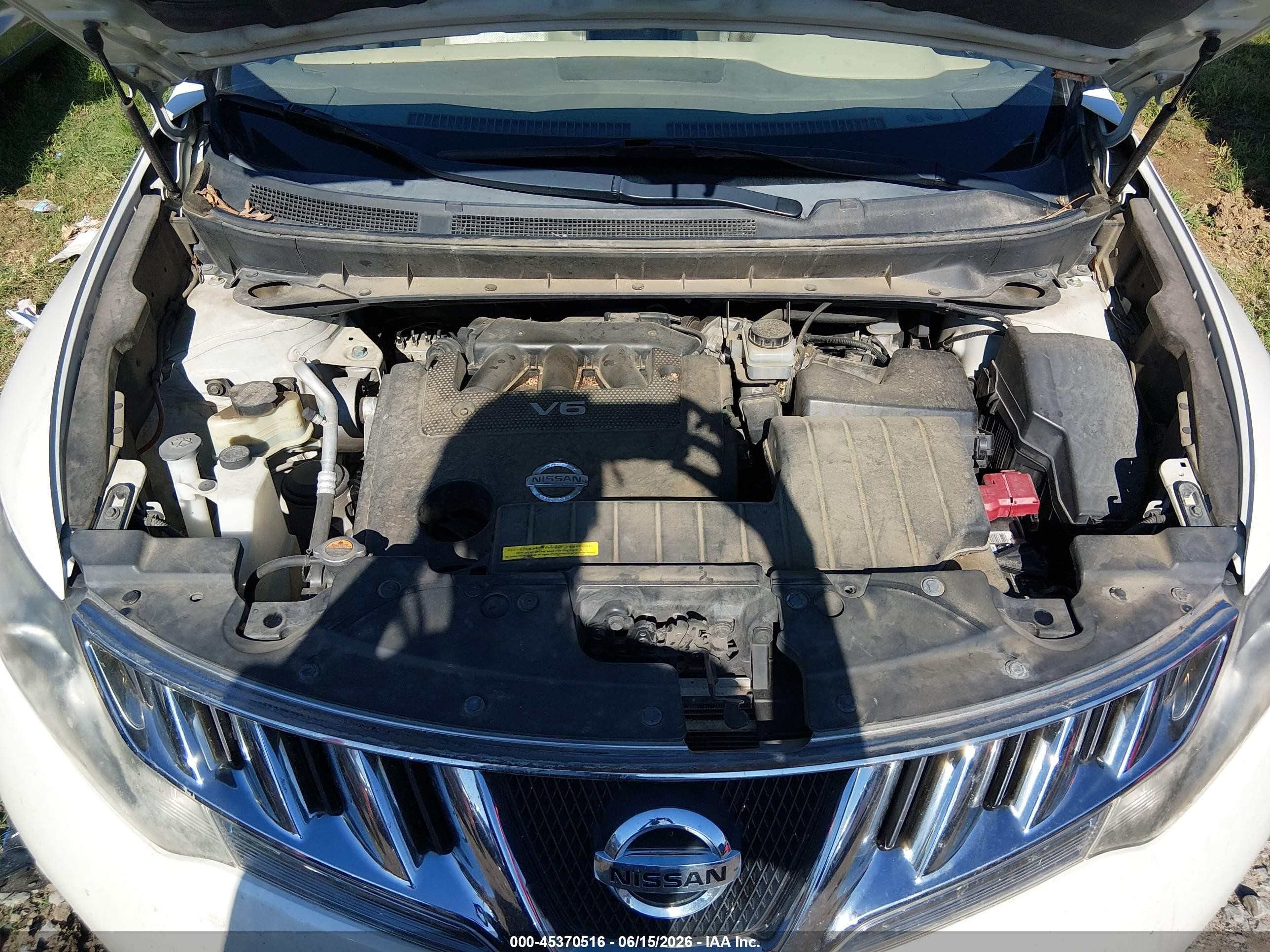 2010 Nissan Murano Sl Белый vin: JN8AZ1MU8AW013384