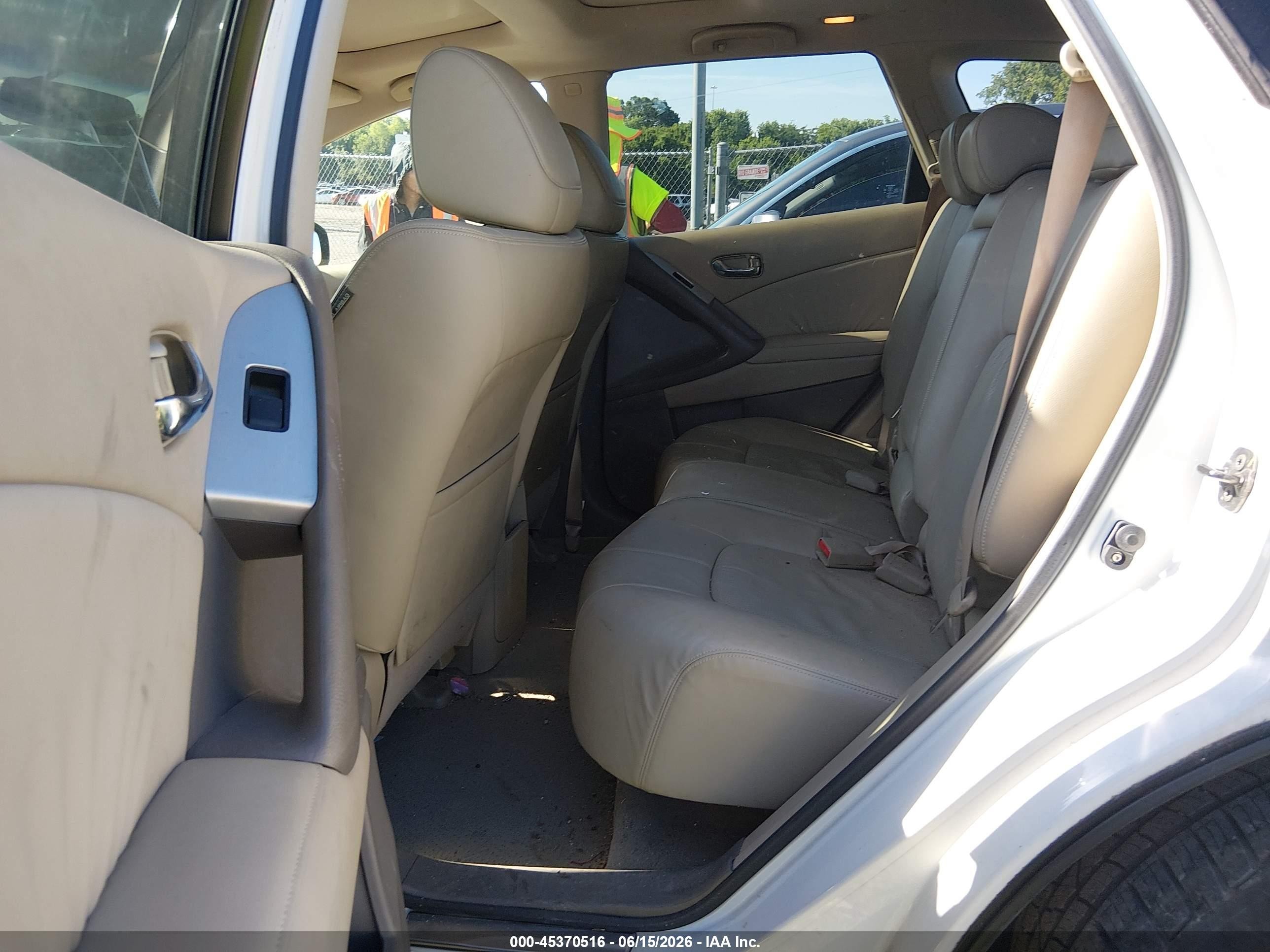 2010 Nissan Murano Sl Белый vin: JN8AZ1MU8AW013384